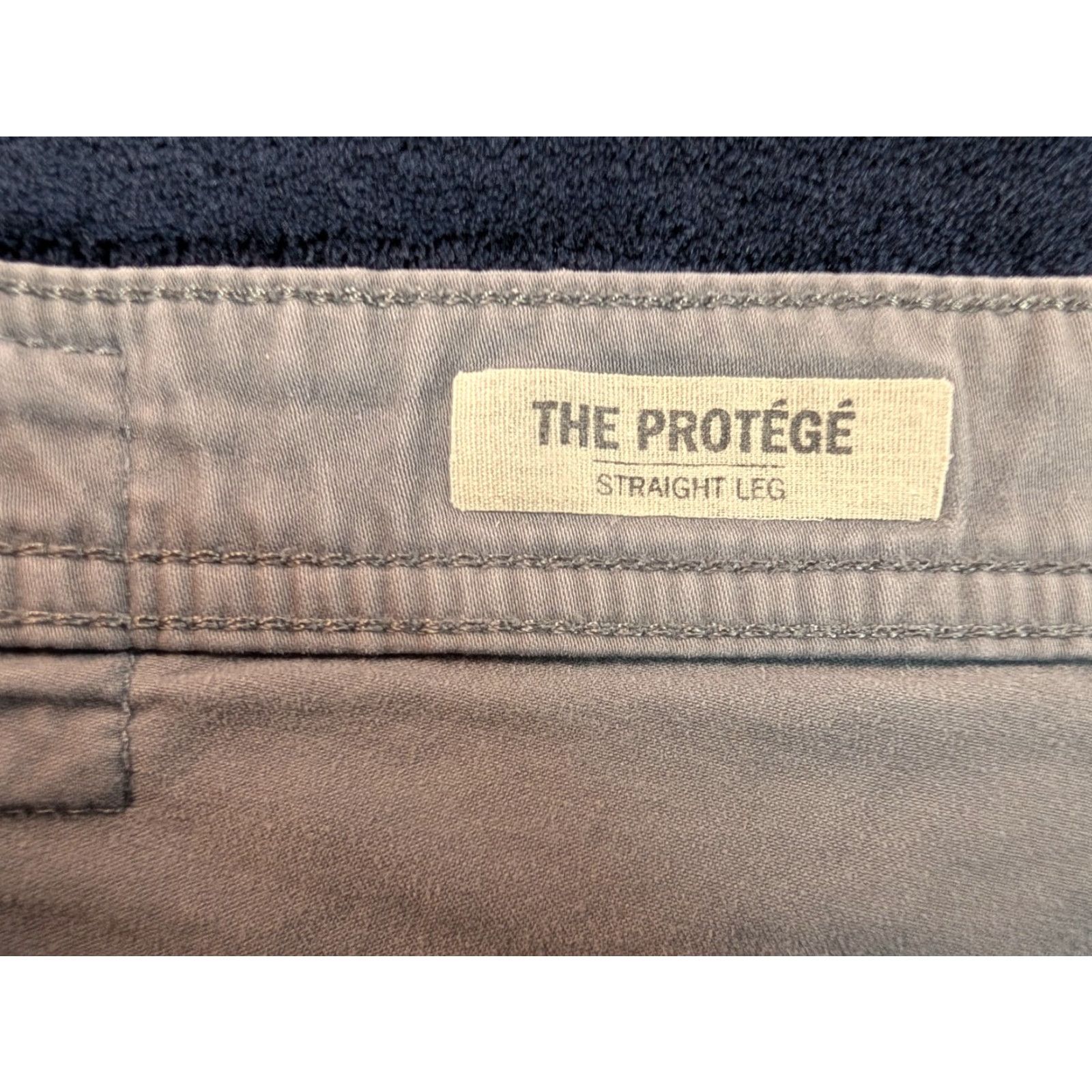 Vintage AG Adriano Goldschmied The Protégé Straight Leg Pants 36x34 Gray Men's 5-Pocket Design Regular Size 36 Front Flat 30 Inseam Cotton Blend Vintage: No Size US 36 / EU 52 - 5 Thumbnail
