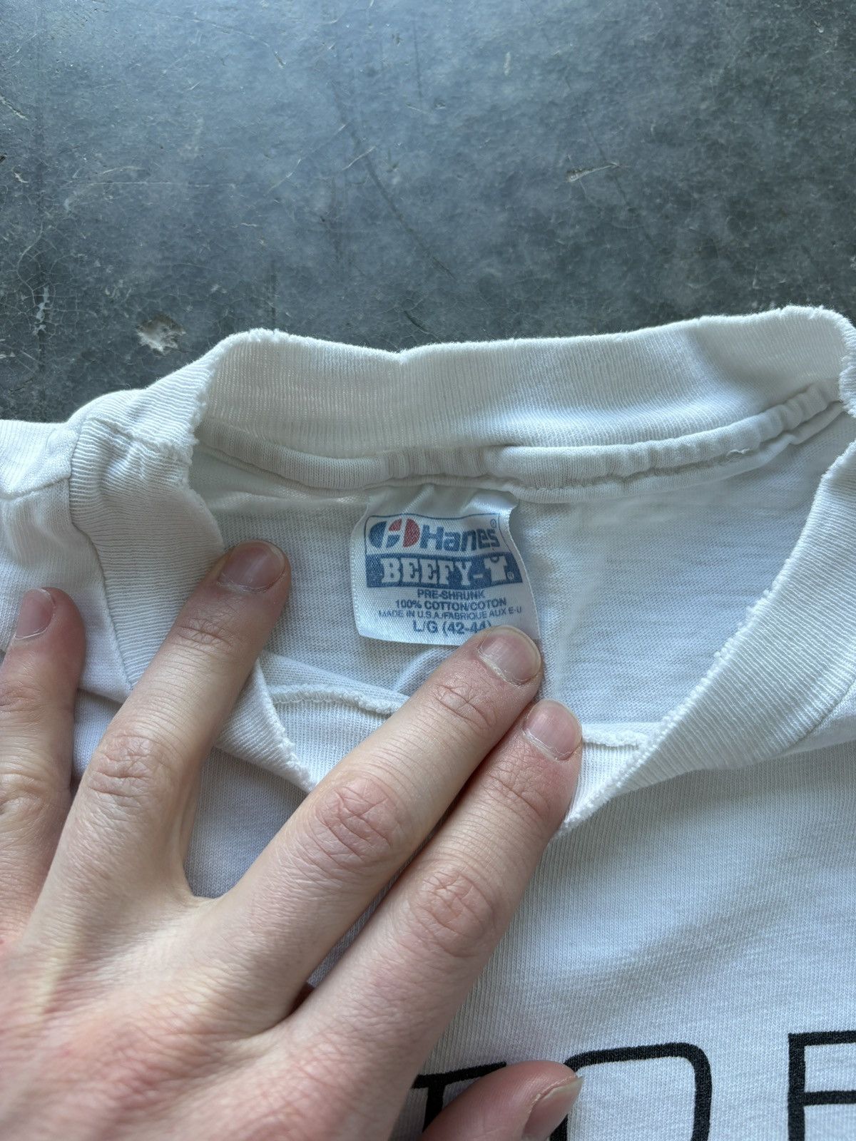 Vintage Vintage 1980s Vector W8 Twin Turbo Graphic Tee Hanes Beefy Size US L / EU 52-54 / 3 - 3 Thumbnail