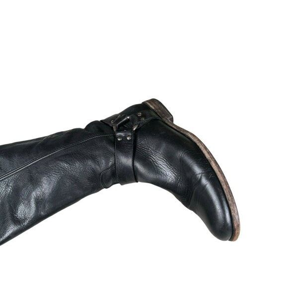 Frye Frye #76850 Phillip Harness Womens Black Knee High Leather R Size US 6.5 / IT 36.5 - 9 Thumbnail