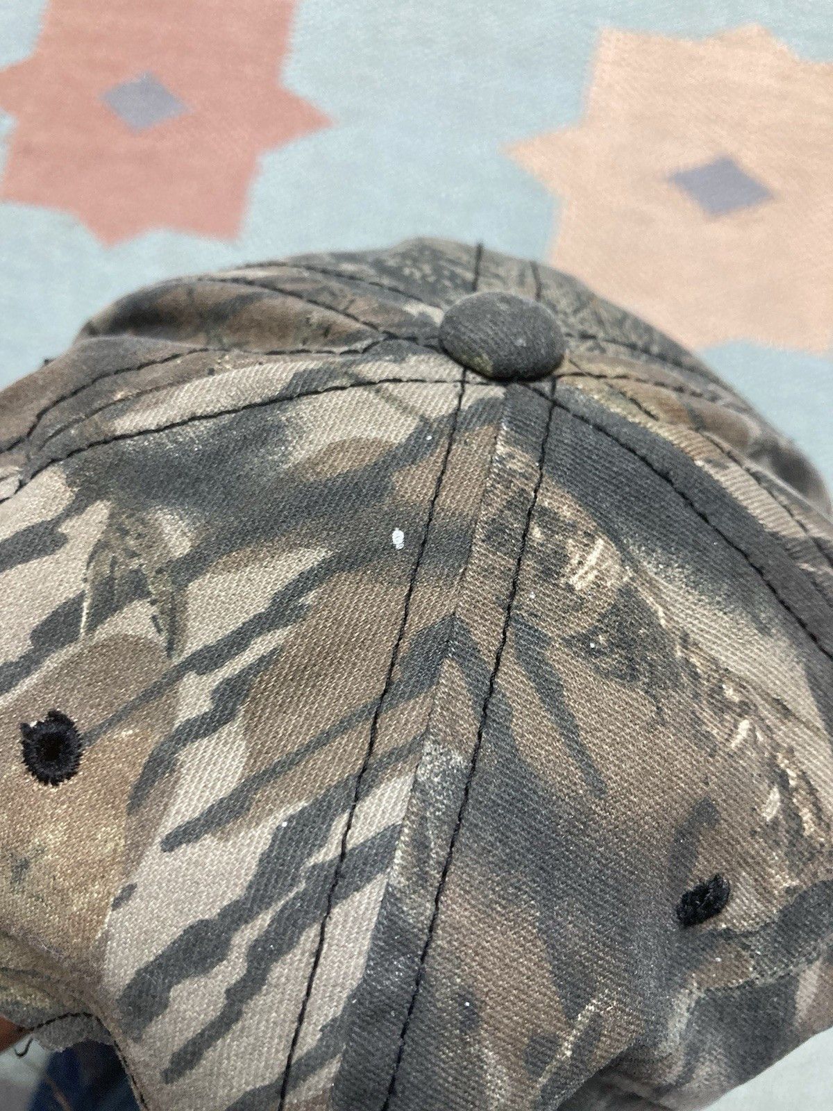 Vintage vtg SnapBack hat camo realtree blank hunting tree camouflage Size ONE SIZE - 7 Thumbnail