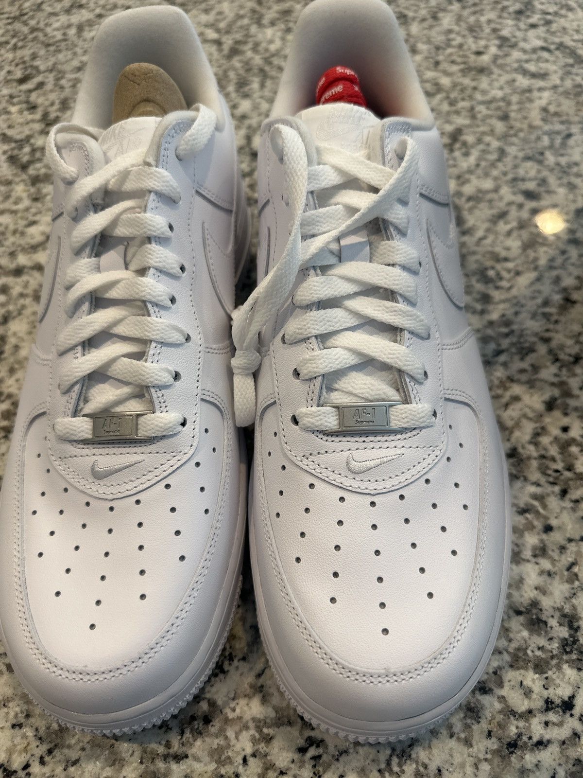 Nike × Supreme Supreme/Air Force 1 Collab Size US 11 / EU 44 - 6 Thumbnail