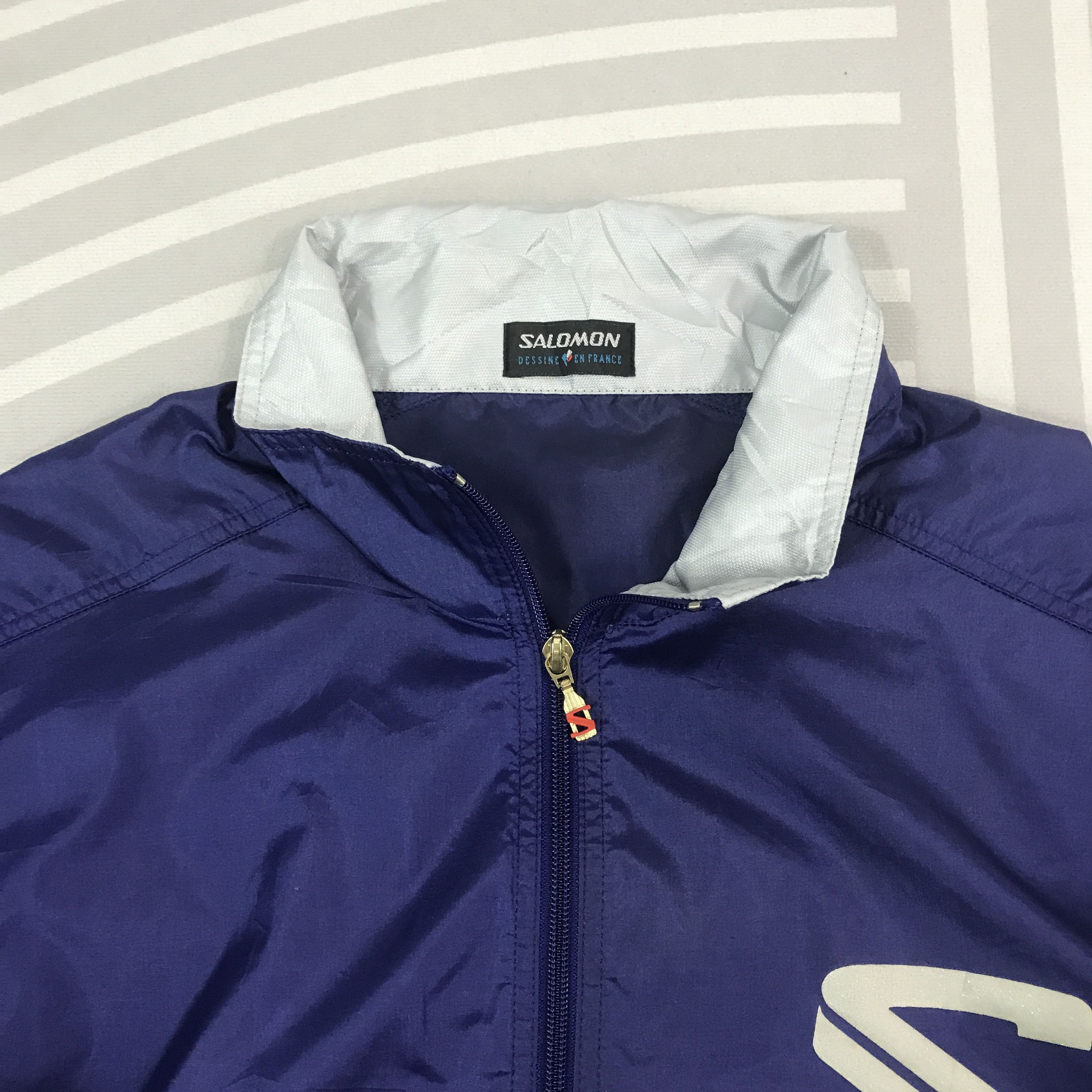 Salomon × Vintage Vintage Salomon Windbreaker light Jacket Size US L / EU 52-54 / 3 - 8 Thumbnail