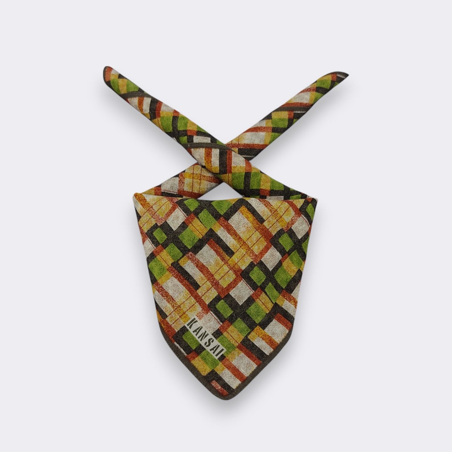 Kansai Yamamoto Vintage Kansai Handkerchief Neckerchief Bandana H415M Size ONE SIZE - 1 Thumbnail