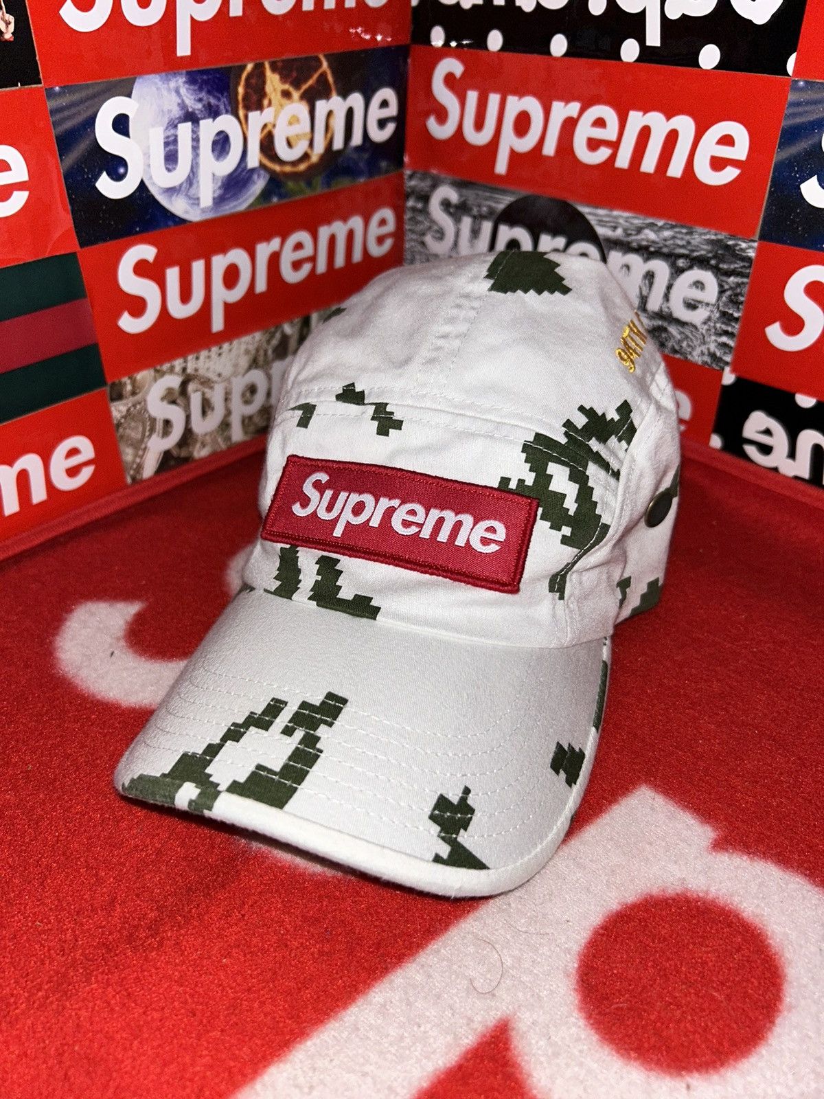 Supreme Supreme Military Camp Cap ‘White Russian Camo’ FW21 Size ONE SIZE - 8 Thumbnail