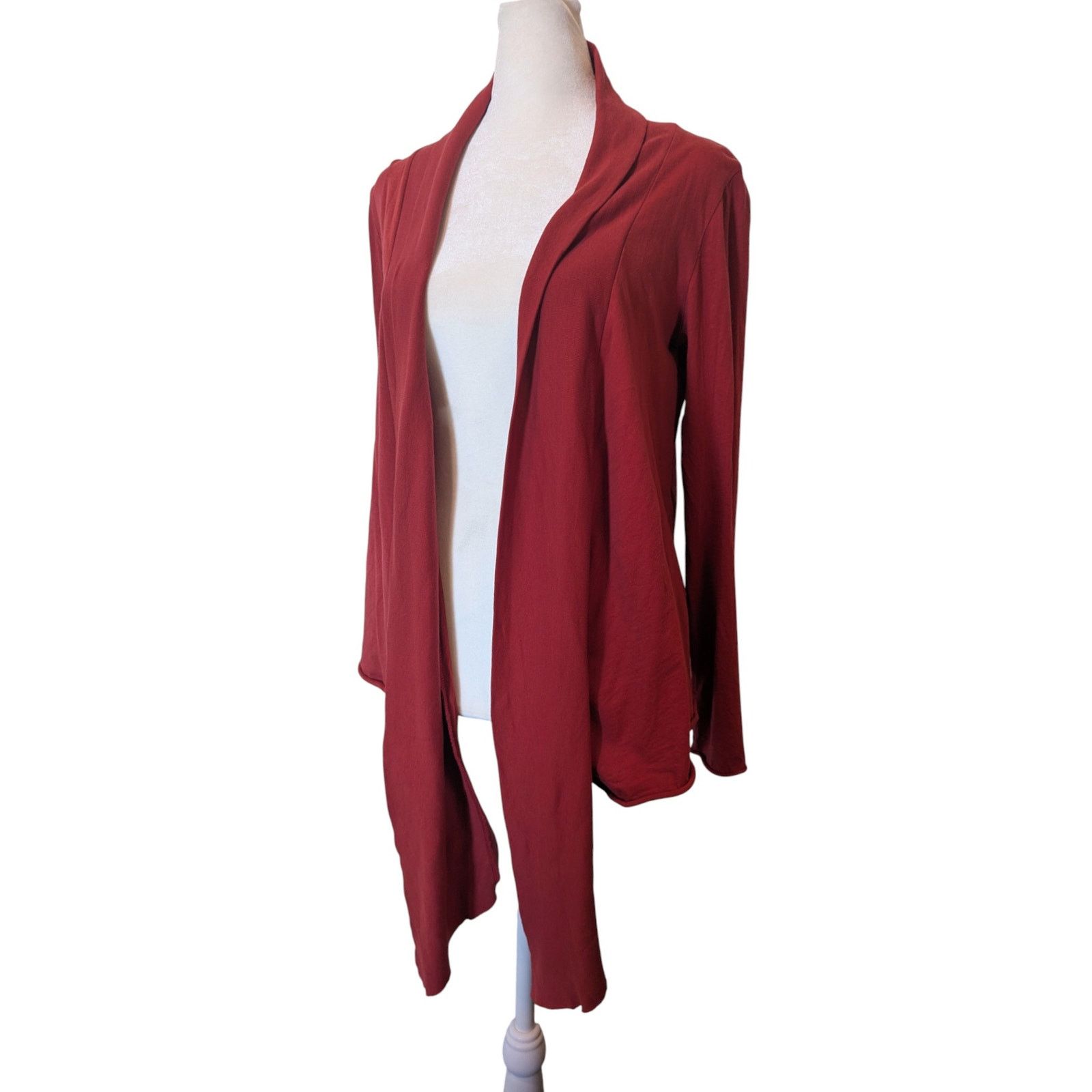 Anthropologie Anthropologie benandlucia Red Open Front Cardigan Small Size S / US 4 / IT 40 - 1 Thumbnail