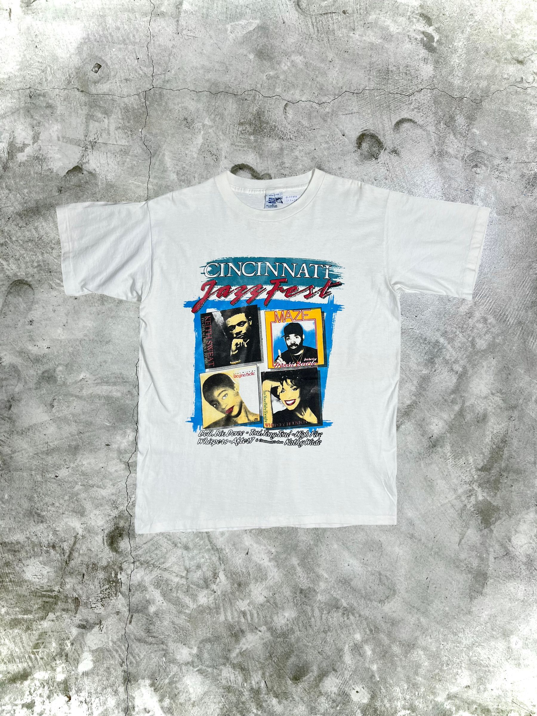 Rap Tees Vtg 90s Cincinnati Jazzfest '91 Music Festival T (L) GTMD494 Size US L / EU 52-54 / 3 - 1 Thumbnail