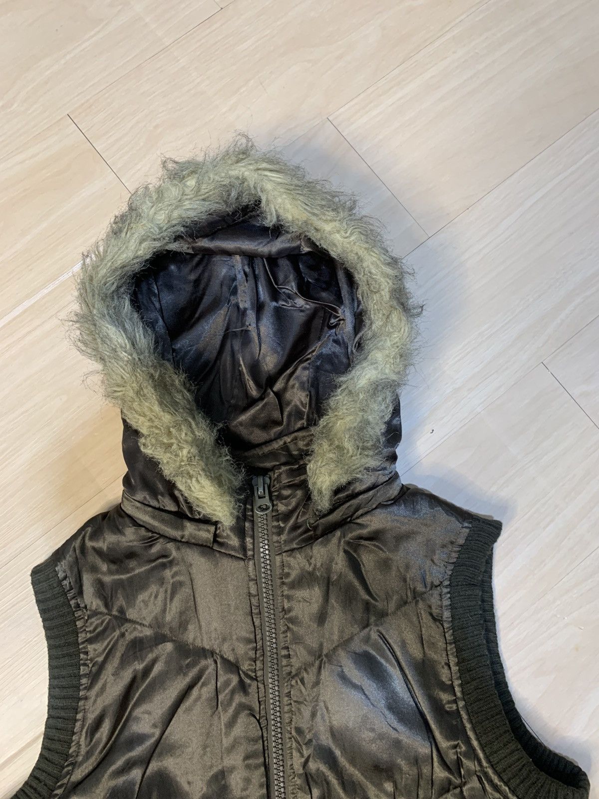 Le Grande Bleu (L.G.B.) Y2K jasper MINX Puffer Fur Vest Size US L / EU 52-54 / 3 - 4 Thumbnail