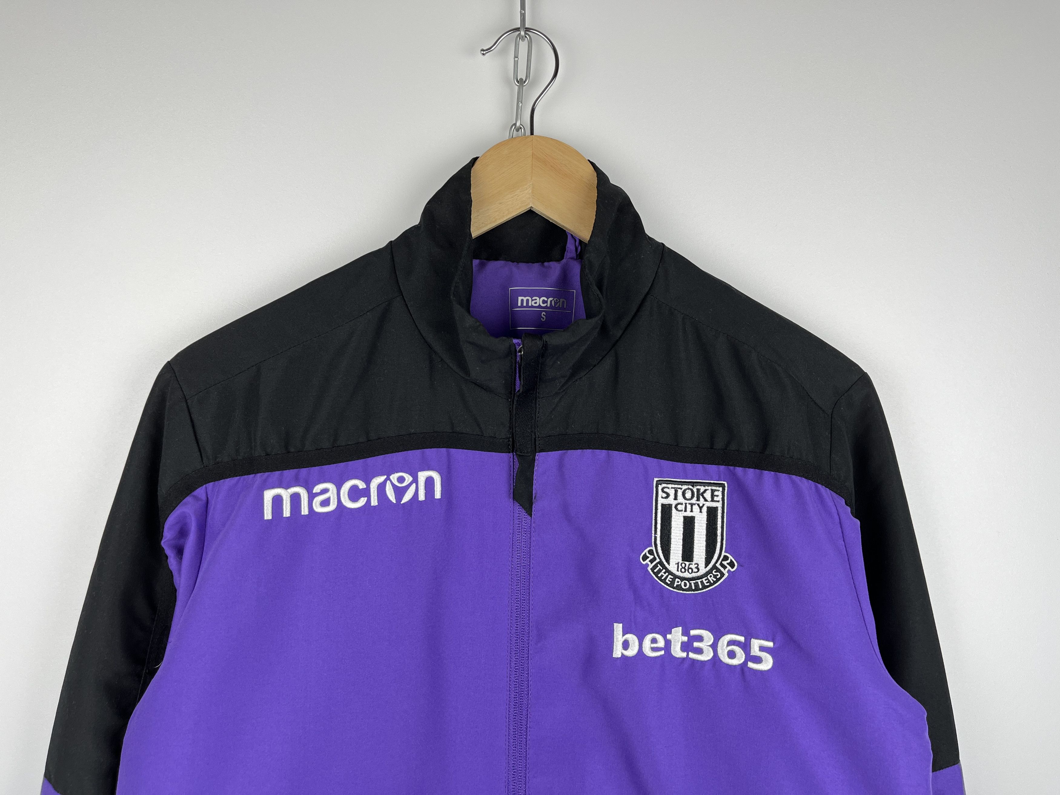 Macron Macron FC Stoke City Track Jacket Football Soccer Size US S / EU 44-46 / 1 - 3 Thumbnail