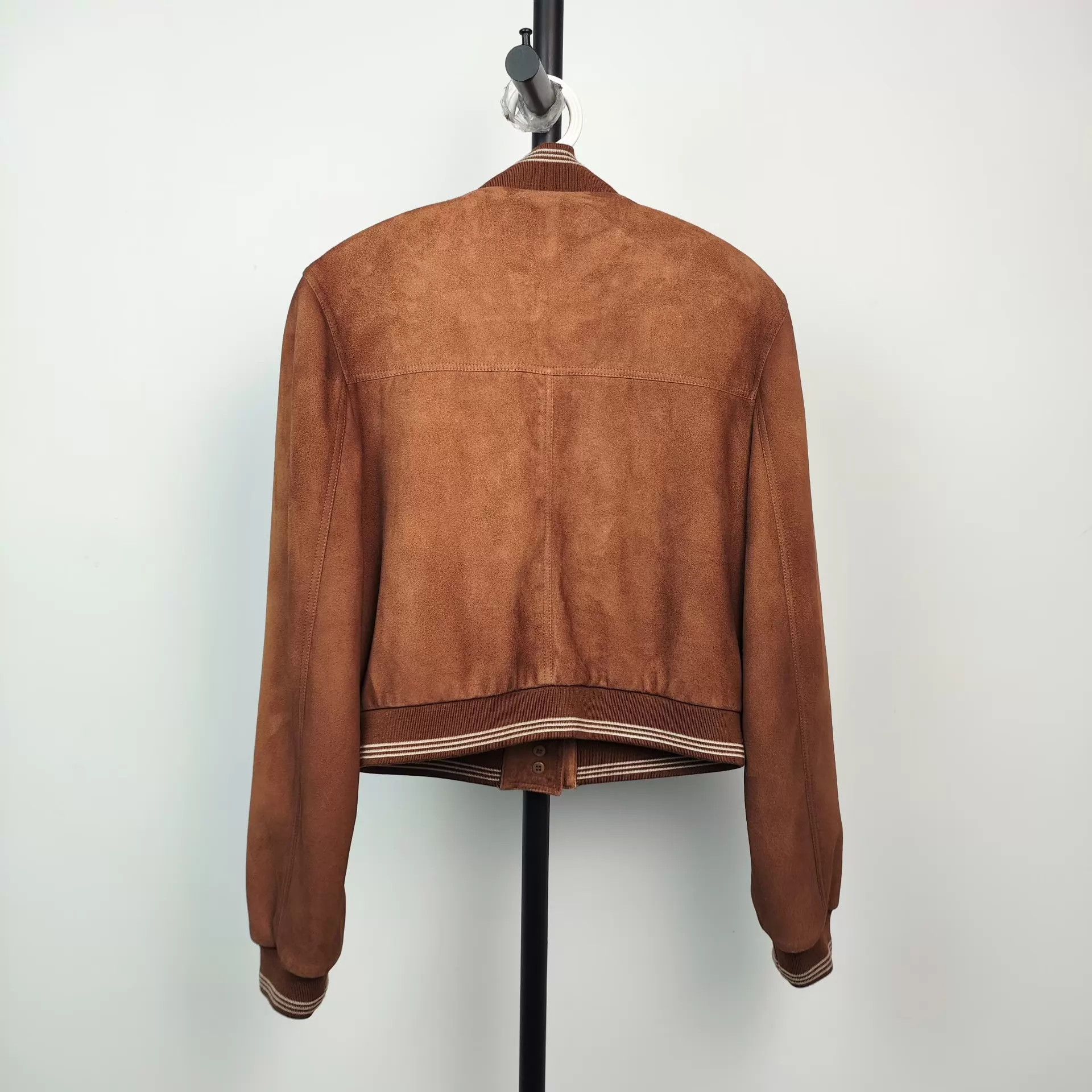 Miu Miu MIU MIU 26SS Brown Suede Embroidered Short Jacket Size S / US 4 / IT 40 - 2 Thumbnail