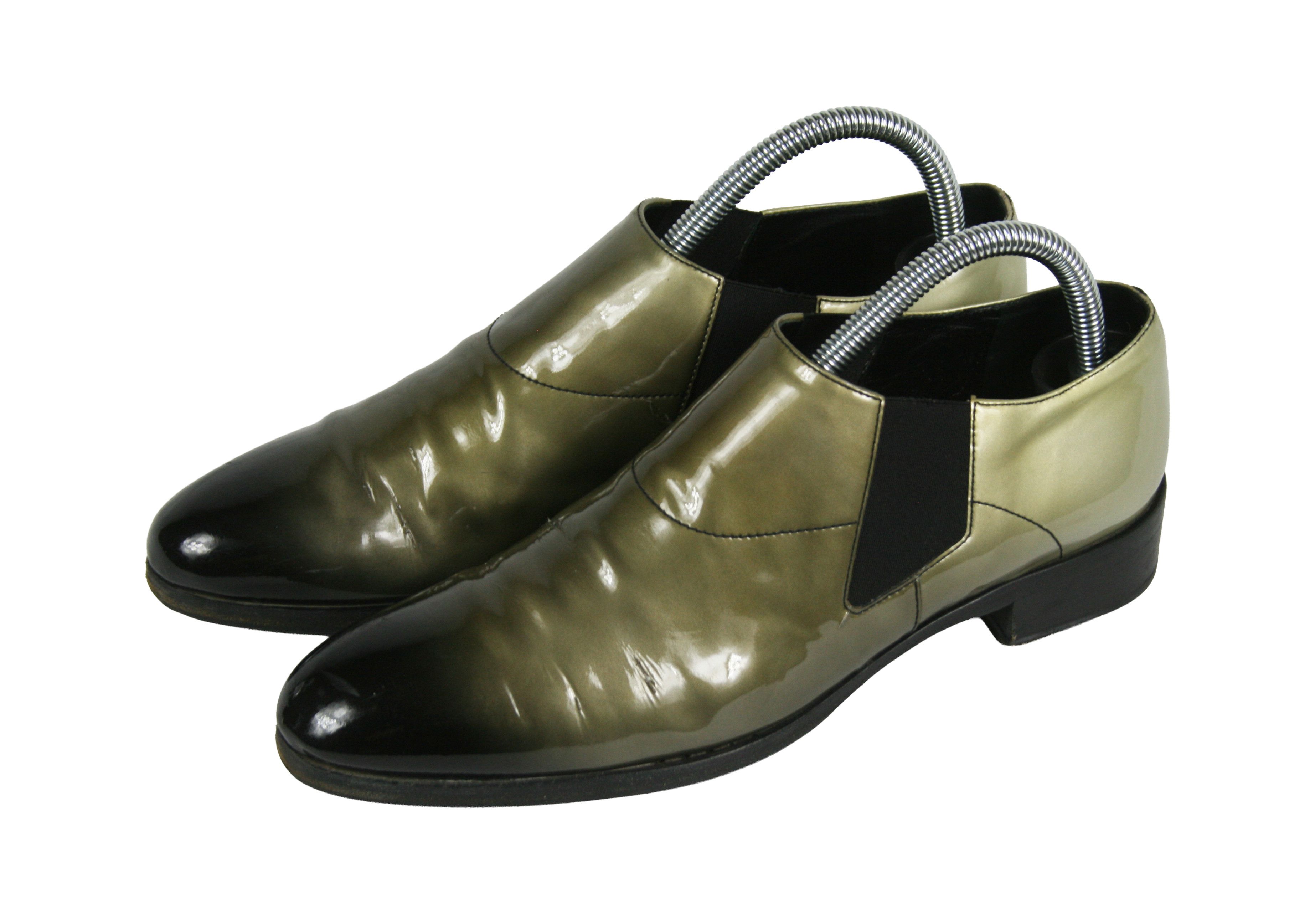 Prada 00S Gradient Patent Leather Dress Shoes Vintage Size US 8.5 / IT 38.5 - 3 Thumbnail