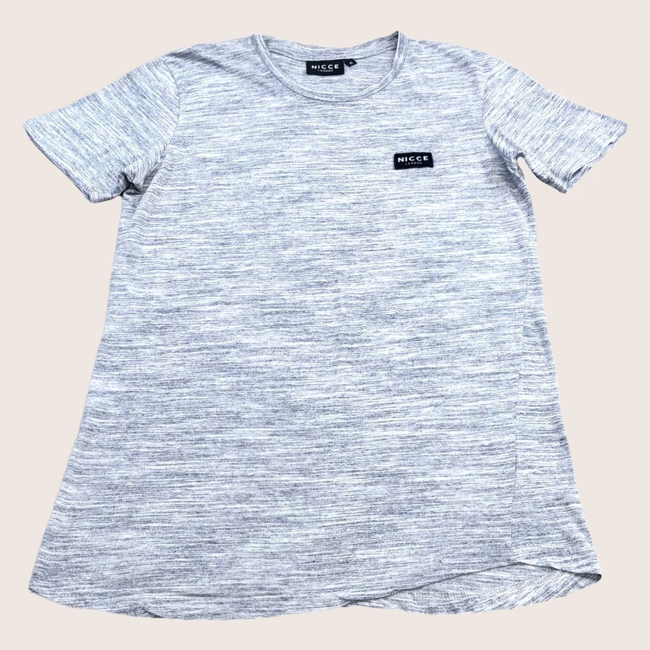 Vintage Nicce London T Shirt Medium Mens Heather Grey Marl Short Sleeve Crew Neck Top Size US M / EU 48-50 / 2 - 1 Thumbnail