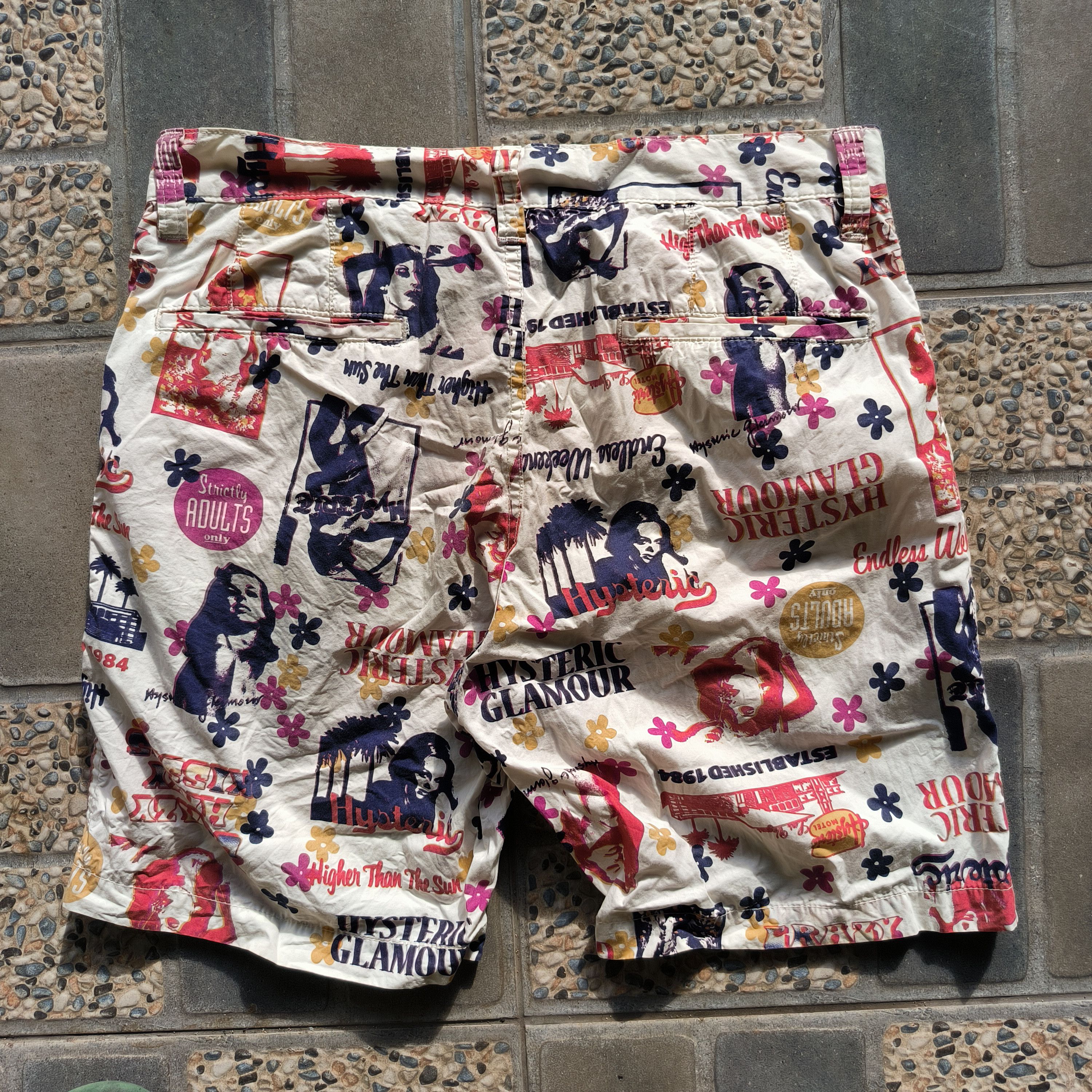 Hysteric Glamour Hysteric Glamour Full Print Sexy Shorts Size US 33 - 2 Thumbnail