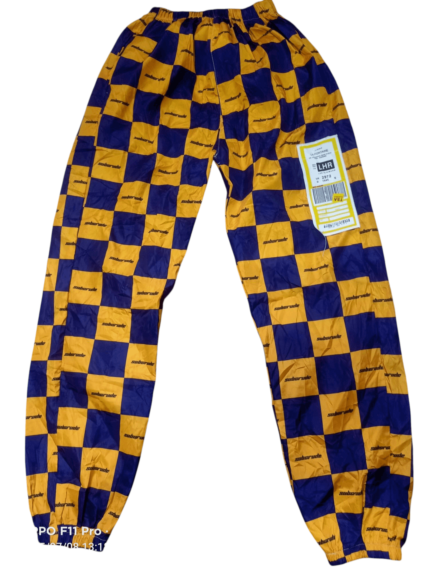 Le Grande Bleu (L.G.B.) Subcrude LA Fontaine Nylon Jogger PAnts🌟 Size US 30 / EU 46 - 1 Thumbnail