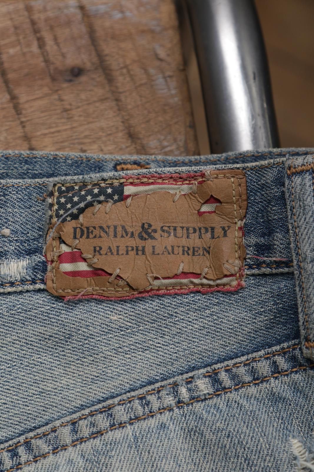 Denim & Supply Ralph Lauren 2010's Denim & Supply Ralph Lauren Light Wash Denim Shorts Size 28" / US 6 / IT 42 - 7 Thumbnail