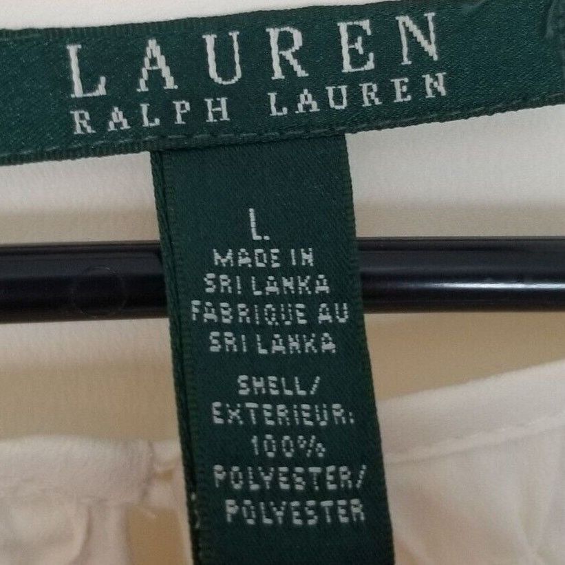 Lauren Ralph Lauren Lauren Ralph Lauren Womens Blouse Size L Classic Minimalist Size L / US 10 / IT 46 - 6 Thumbnail