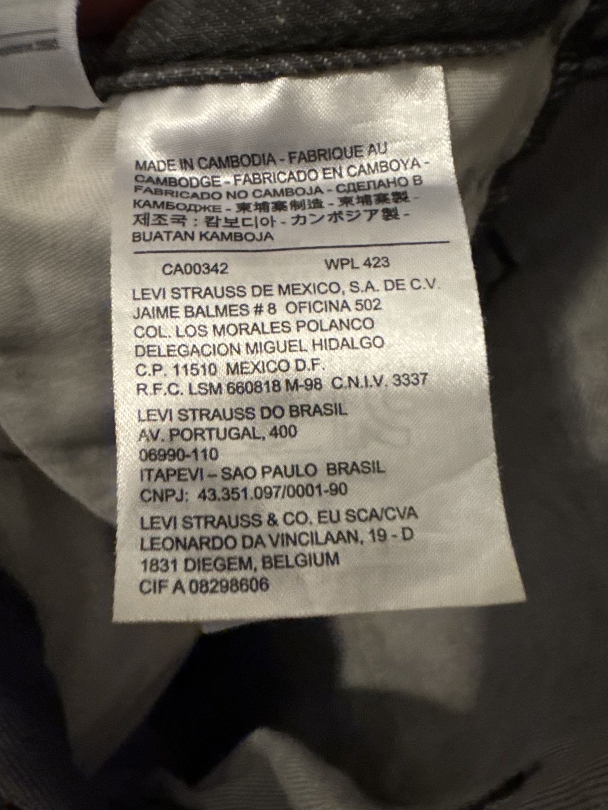 Levi's Grey Denims sz 32 Size US 32 / EU 48 - 4 Thumbnail