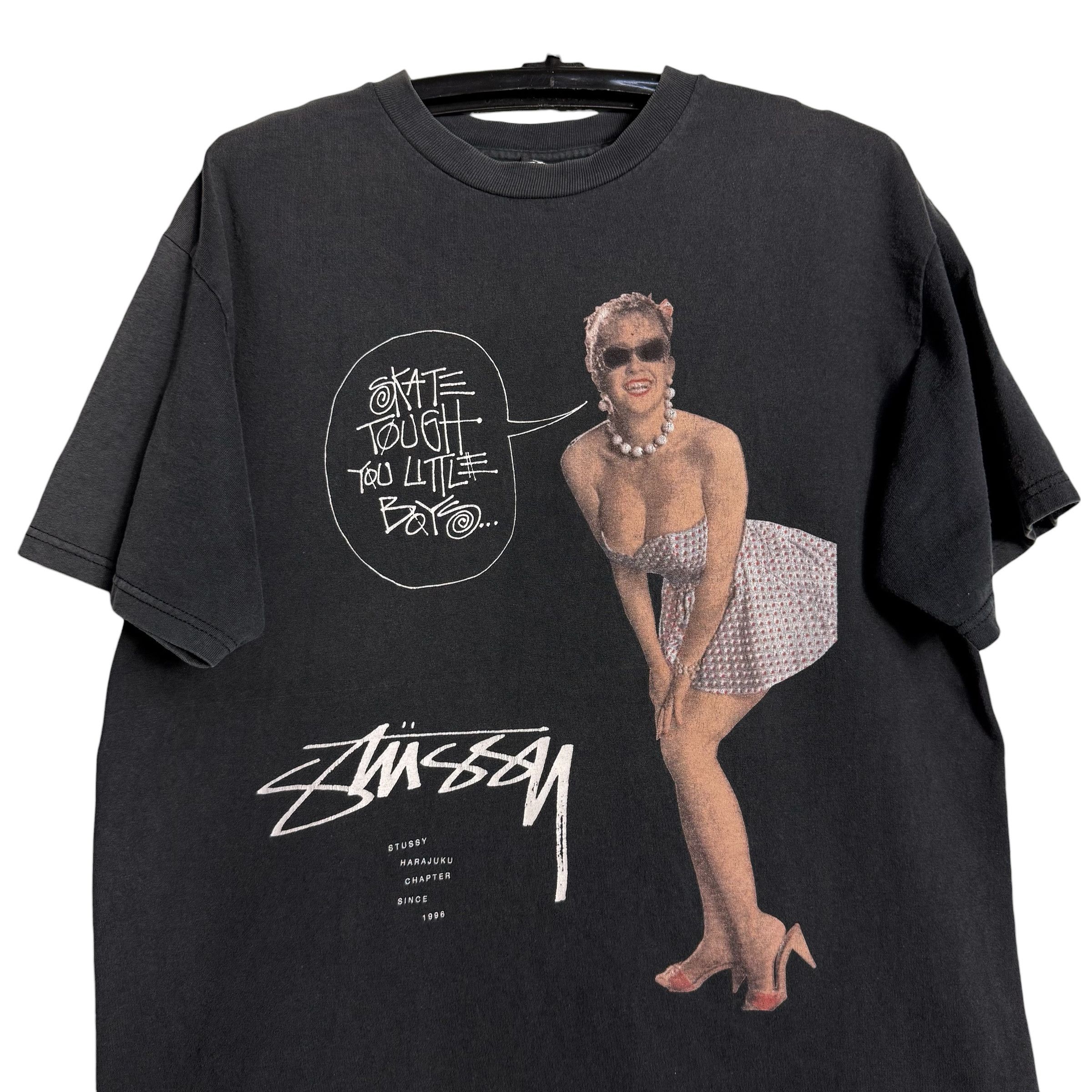 Stussy 🔥RARE🔥Vintage Stussy x Marilyn Monroe Harajuku T-shirt Size US L / EU 52-54 / 3 - 2 Thumbnail