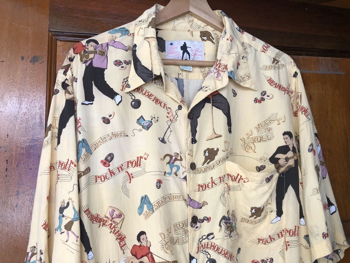 Reyn Spooner Vintage Reyn Spooner Elvis Presley Hawaiian Rayon Shirt Size US L / EU 52-54 / 3 - 2 Thumbnail