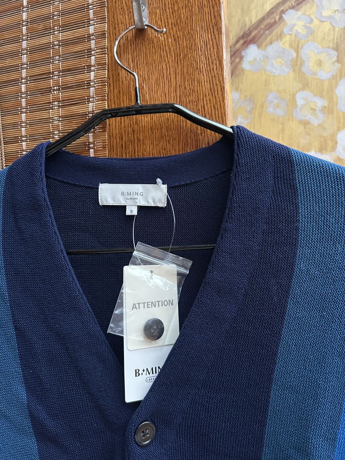 Beams Japan × Beams Plus × Japanese Brand Beams B:Ming Rayon Striped Cardigan Size S NEW Size US S / EU 44-46 / 1 - 4 Thumbnail
