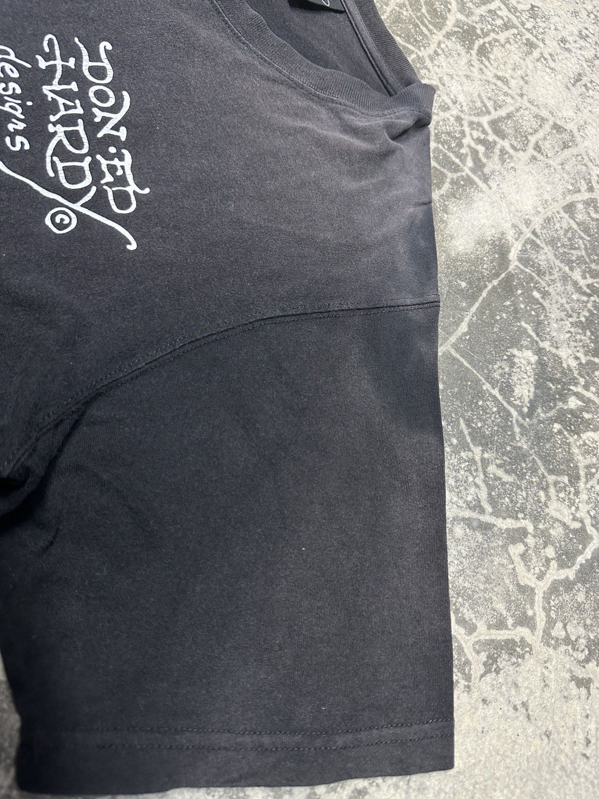 Christian Audigier × Ed Hardy × Vintage Sun Faded 🔥 Ed Hardy Rare Tshirt Size US XL / EU 56 / 4 - 4 Thumbnail