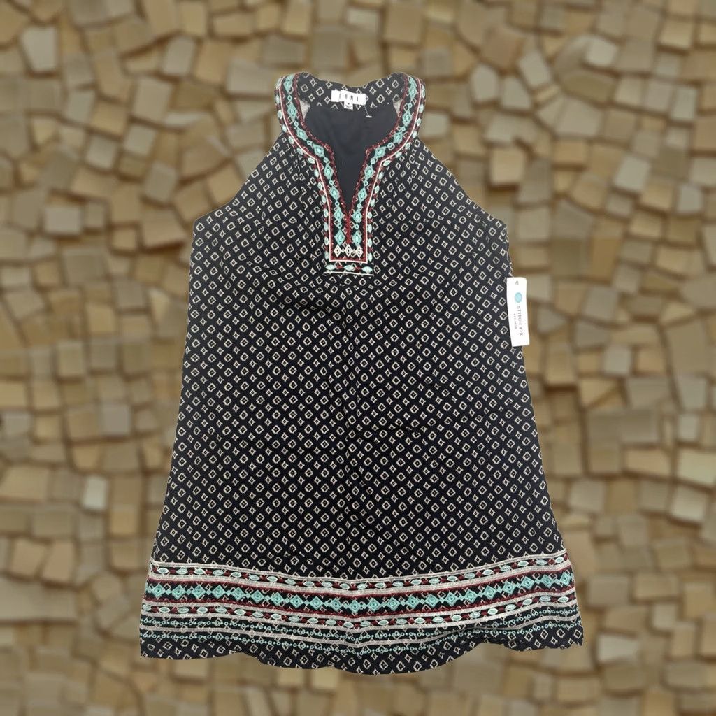 Vintage THML Dress Womens M New Faye Embroidered Geometric Sleeveless Size Halter NWT Size M / US 6-8 / IT 42-44 - 1 Thumbnail