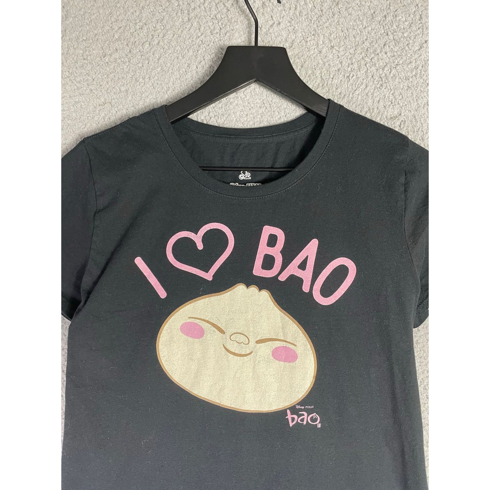 Disney Disney Pixar Bao I Love Bao Black Graphic T-Shirt Small Size S / US 4 / IT 40 - 5 Thumbnail