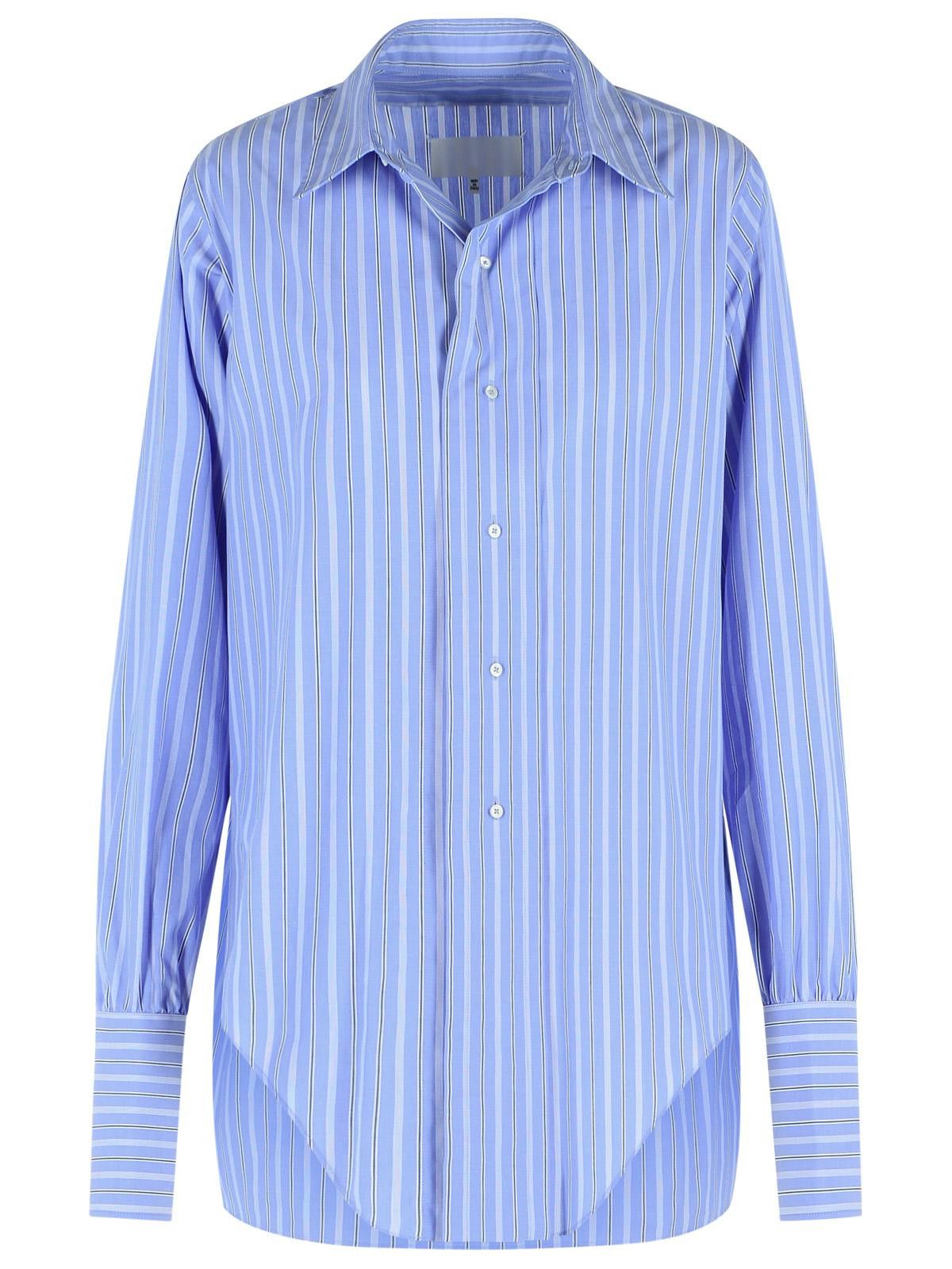 Maison Margiela MAISON MARGIELA Light Blue Cotton Shirt Size S / US 4 / IT 40 - 1 Thumbnail