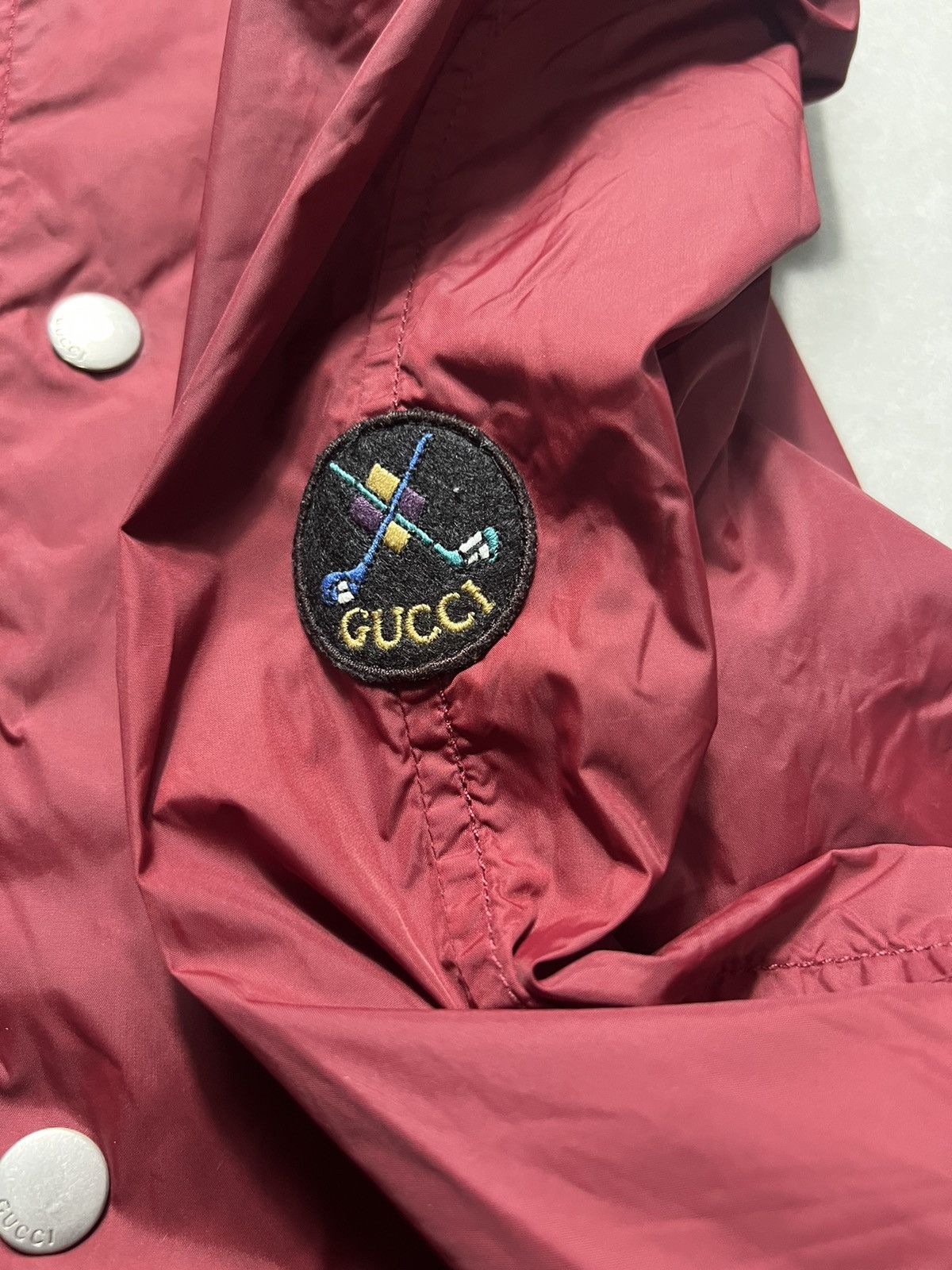 Gucci Gucci - Tom Ford - Maroon Windbreaker Size US M / EU 48-50 / 2 - 3 Thumbnail