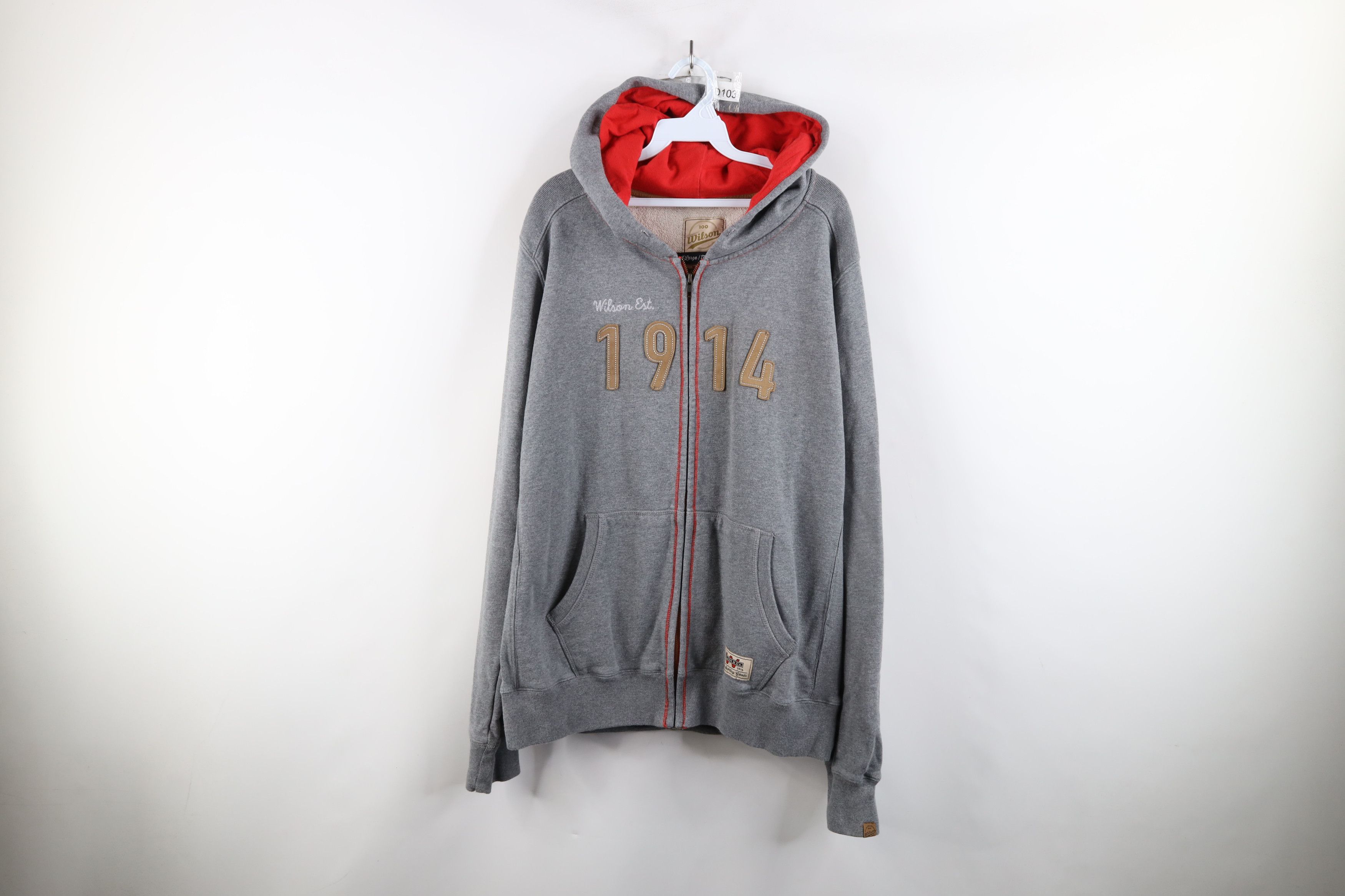 Vintage Y2K Wilson Anniversary Heavyweight Hoodie Sweatshirt