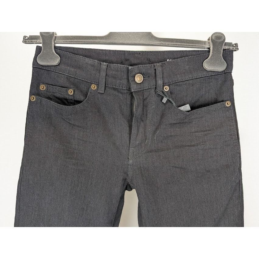 Saint Laurent Paris o1rshd1 SK 5P Low Wash Jeans in Worn Black Size US 27 - 9 Thumbnail