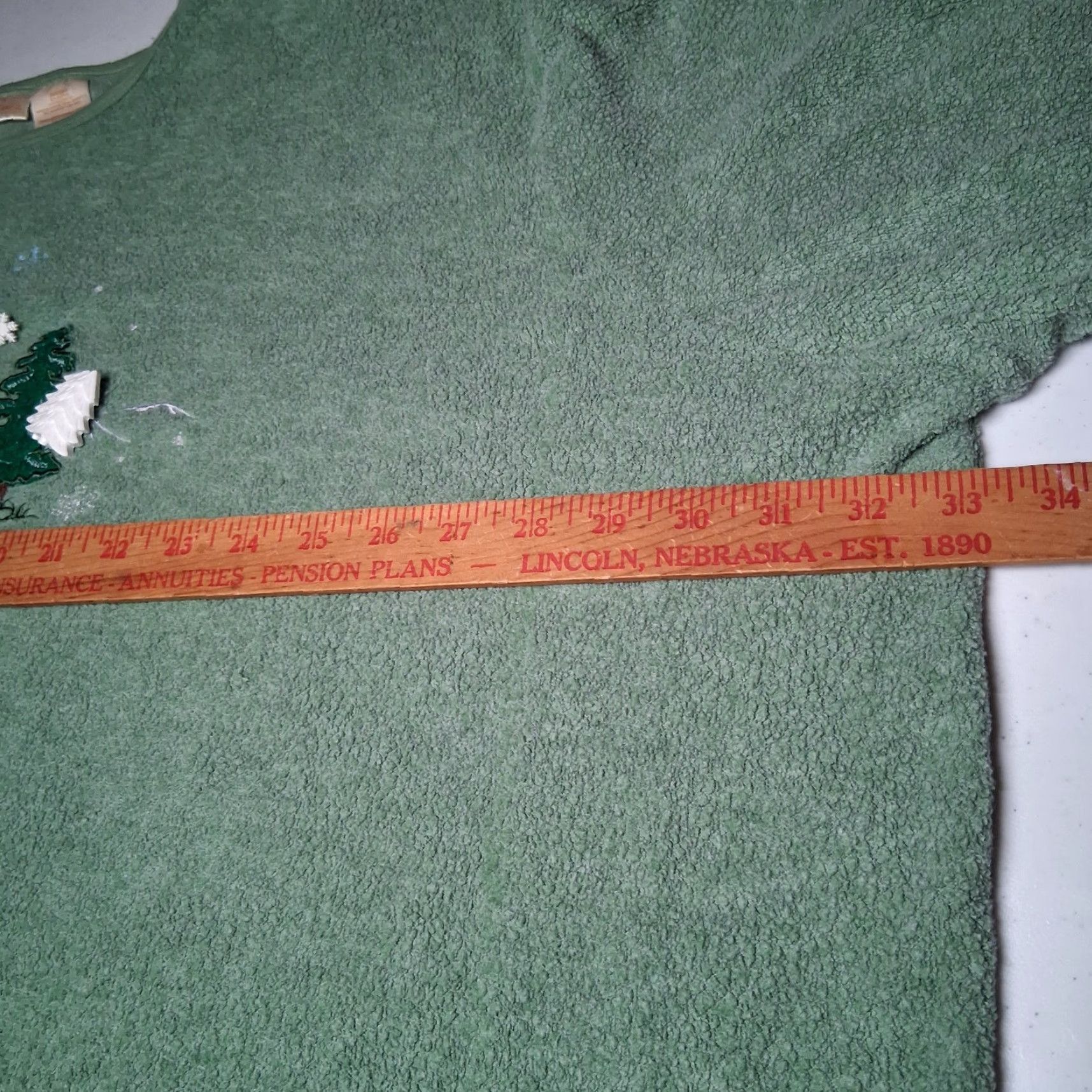 Vintage VINTAGE Bobbie Brooks Fleece Shirt Women Plus 26/28 Green Deer Snow Embroidered Christmas Winter Cozy Size 4XL / US 24-26 - 6 Thumbnail