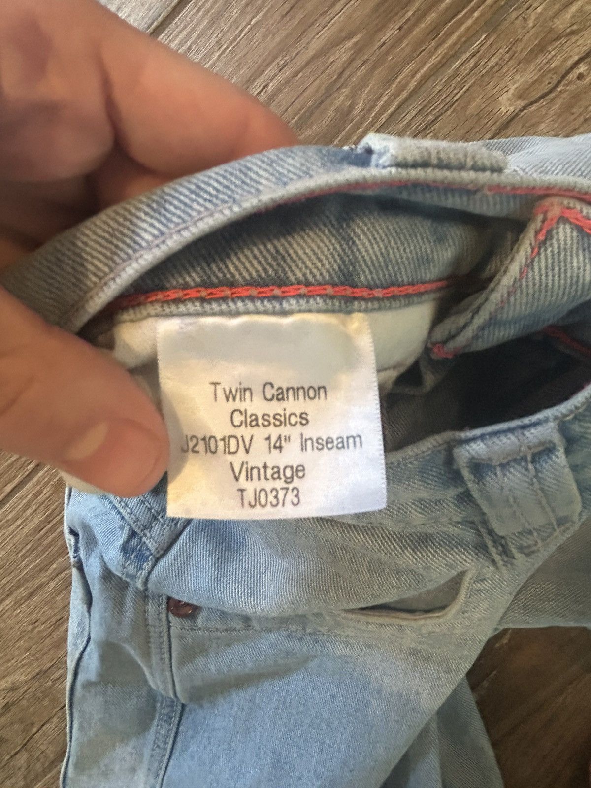 JNCO Vintage JNCOs 101 TWIN CANNON BAGGY DENIM SHORTS Size US 30 / EU 46 - 5 Thumbnail