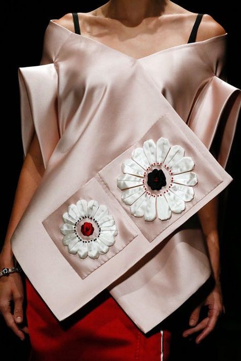 Prada runway cape
