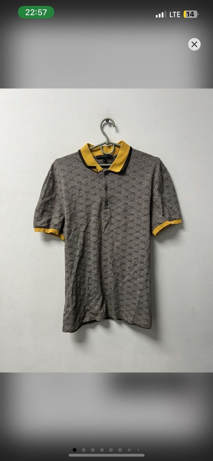 Gucci Vintage Gucci Polo T-Shirt Size US L / EU 52-54 / 3 - 10 Thumbnail
