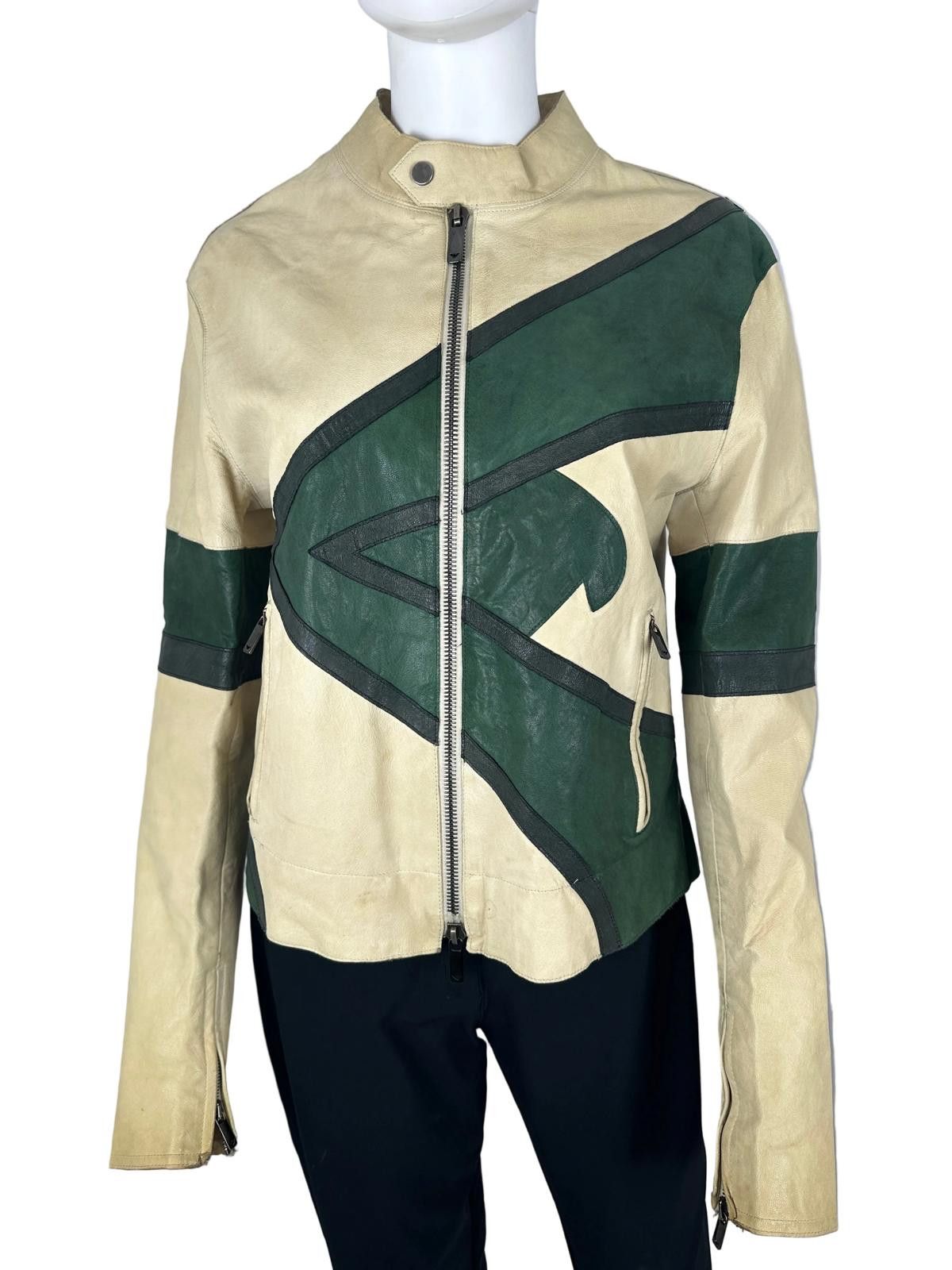 Emporio Armani Emporio Armani S/S 2005 Runway Logo Racer Jacket Size US L / EU 52-54 / 3 - 1 Thumbnail