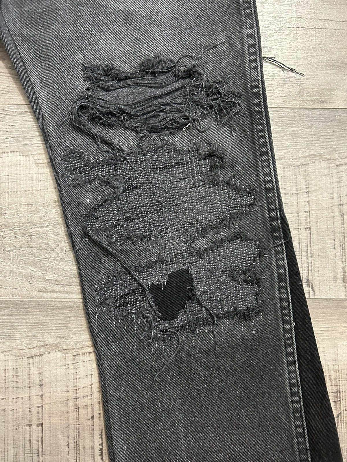 Japanese Brand 1 of 1 Repaired / Flared Denim Size US 31 - 3 Thumbnail
