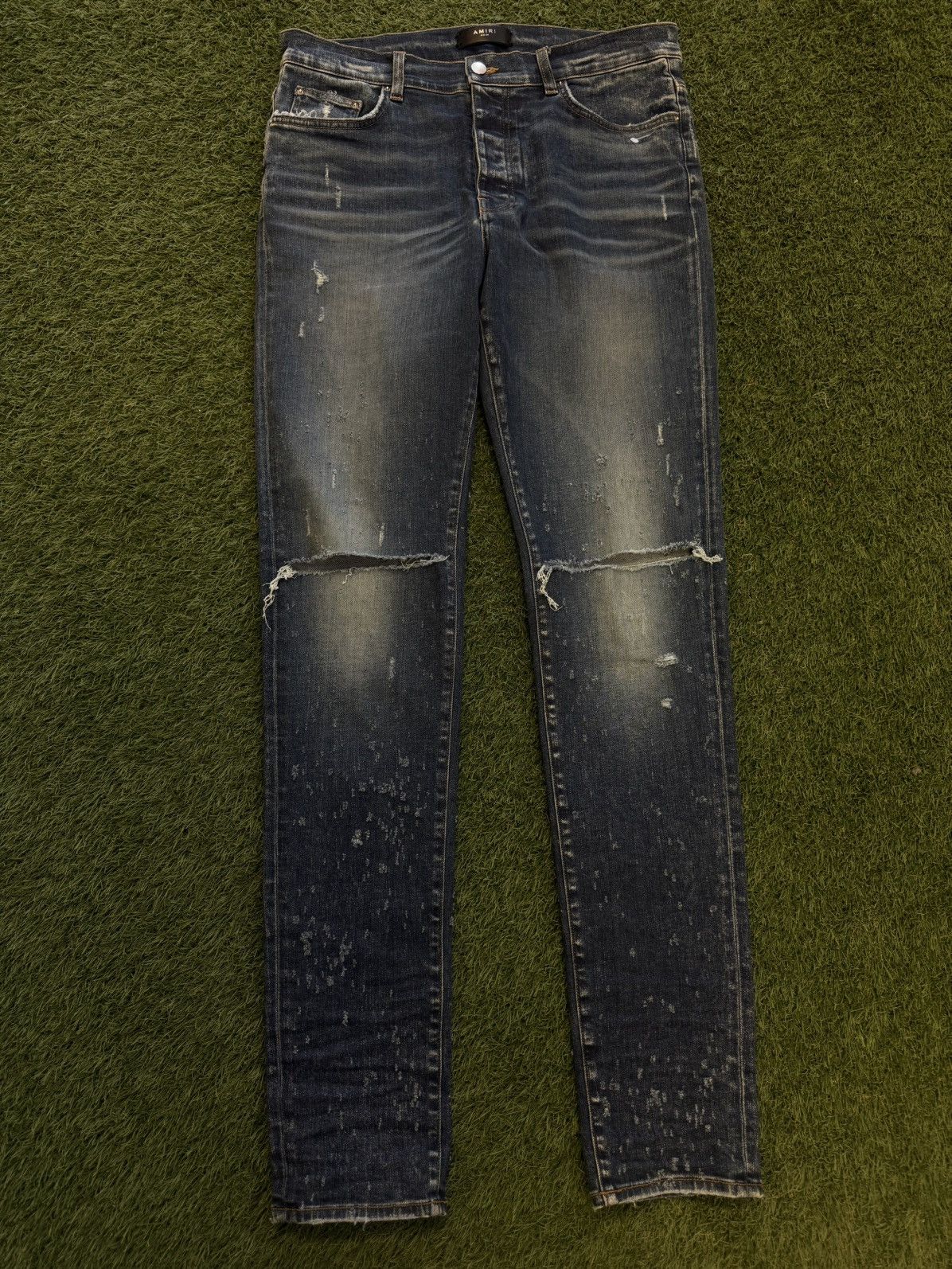 Amiri Amiri Jeans Straight Blue Cut Size 36 (NEW) Size US 36 / EU 52 - 1 Thumbnail