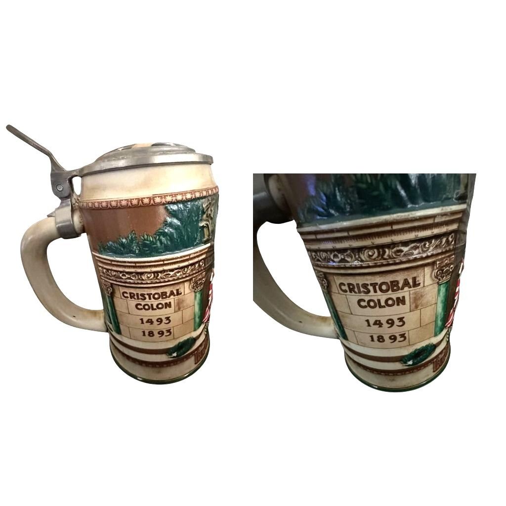 Budweiser Budweiser Archive Series Beer Stein 1983 Colombian Expositio Size ONE SIZE - 8 Thumbnail