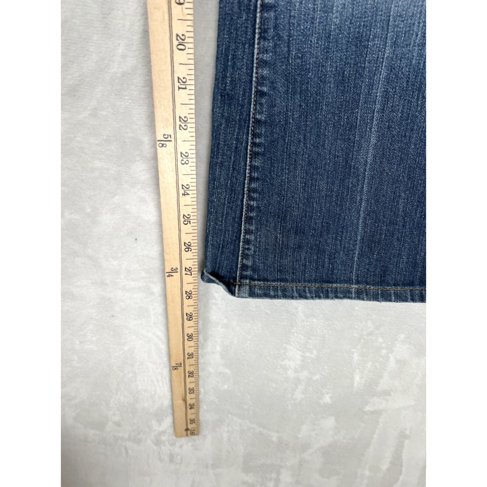 7 For All Mankind VINTAGE 7 For All Mankind Bootcut Jeans Women's 27 Blue Medium Wash Denim Y2K Size 27" / US 4 / IT 40 - 2 Thumbnail