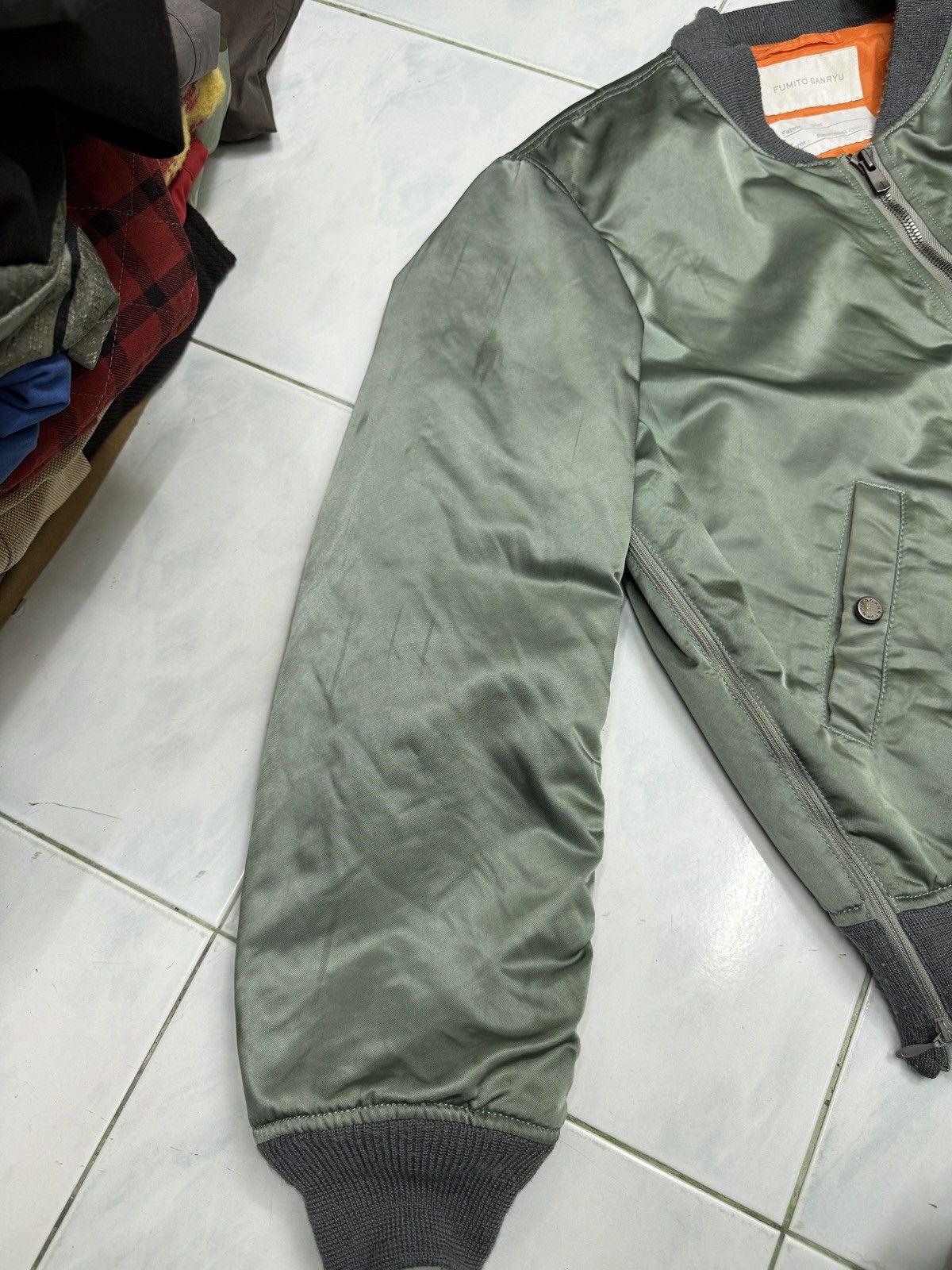 Fumito Ganryu 🔥🔥🔥ARCHIVE AW20 FUMITO GANRYU MA1 BOMBER FLIGHT JACKET Size US M / EU 48-50 / 2 - 17 Thumbnail