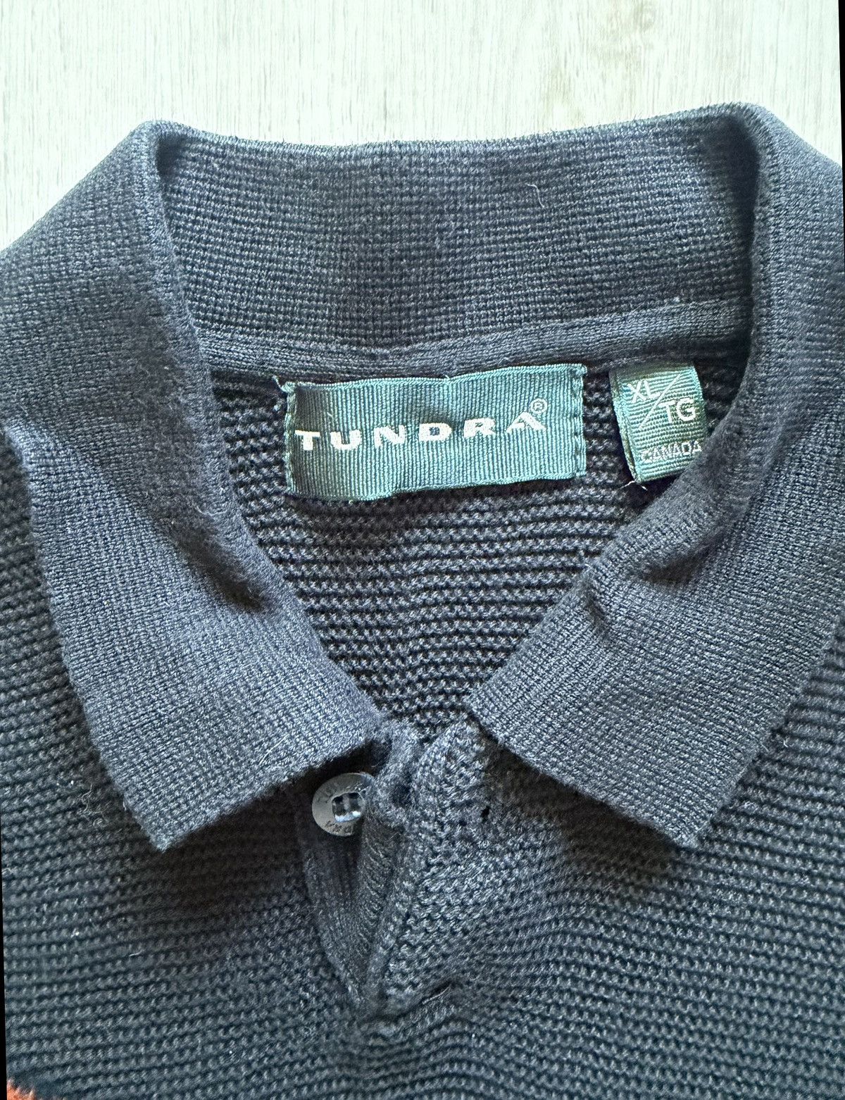 Tundra Vintage Tundra Textured Abstract Stripes Sweater Sz XL Size US XL / EU 56 / 4 - 2 Thumbnail
