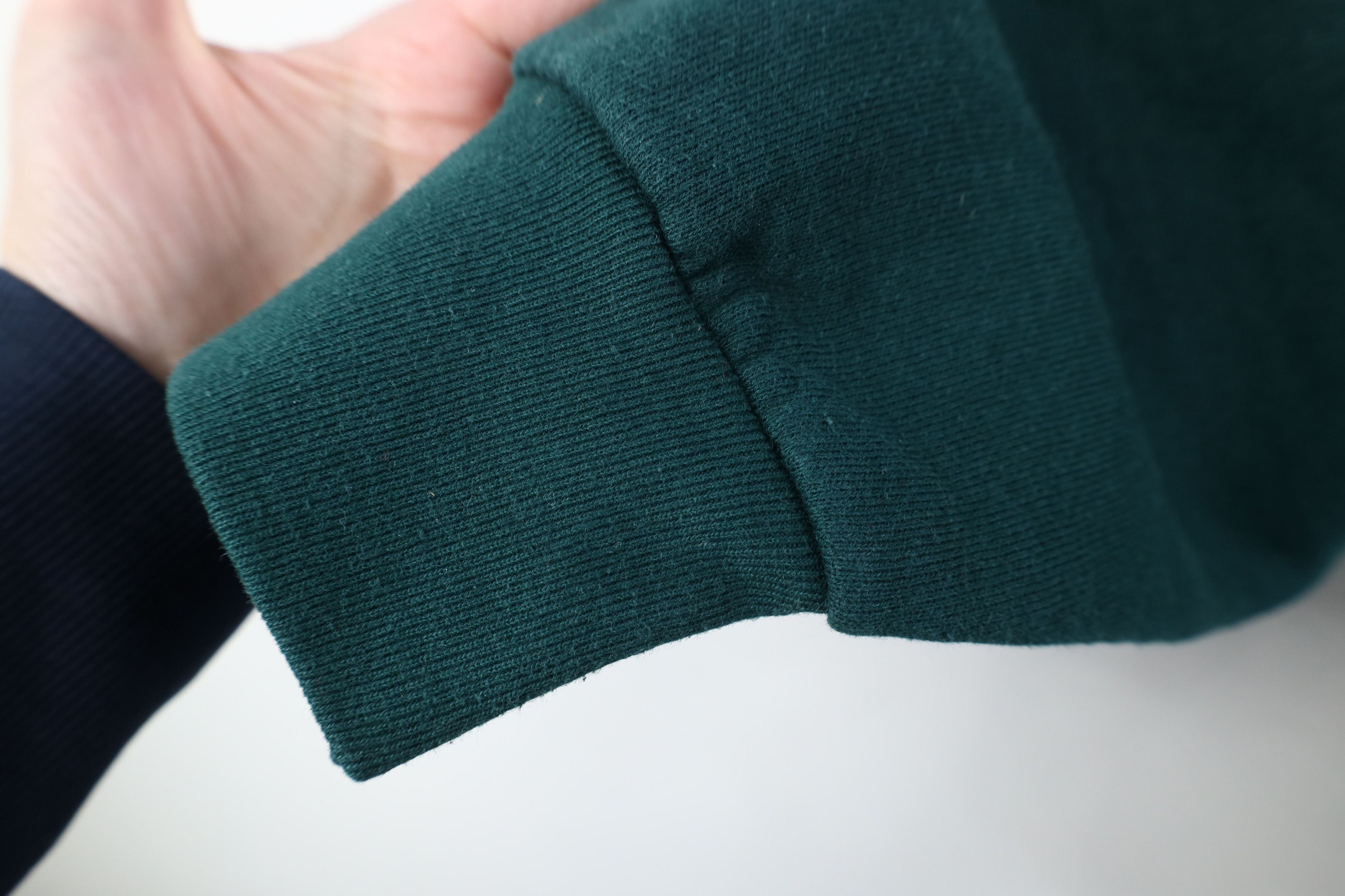 Vintage Vintage 90s Streetwear Crewneck Sweatshirt Hunter Green USA Size L / US 10 / IT 46 - 8 Thumbnail