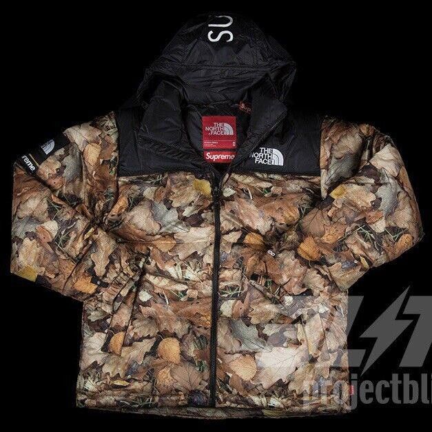 Supreme FW16 SUPREME THE NORTH FACE NUPTSE JACKET LEAVES TNF L Size US L / EU 52-54 / 3 - 1 Thumbnail