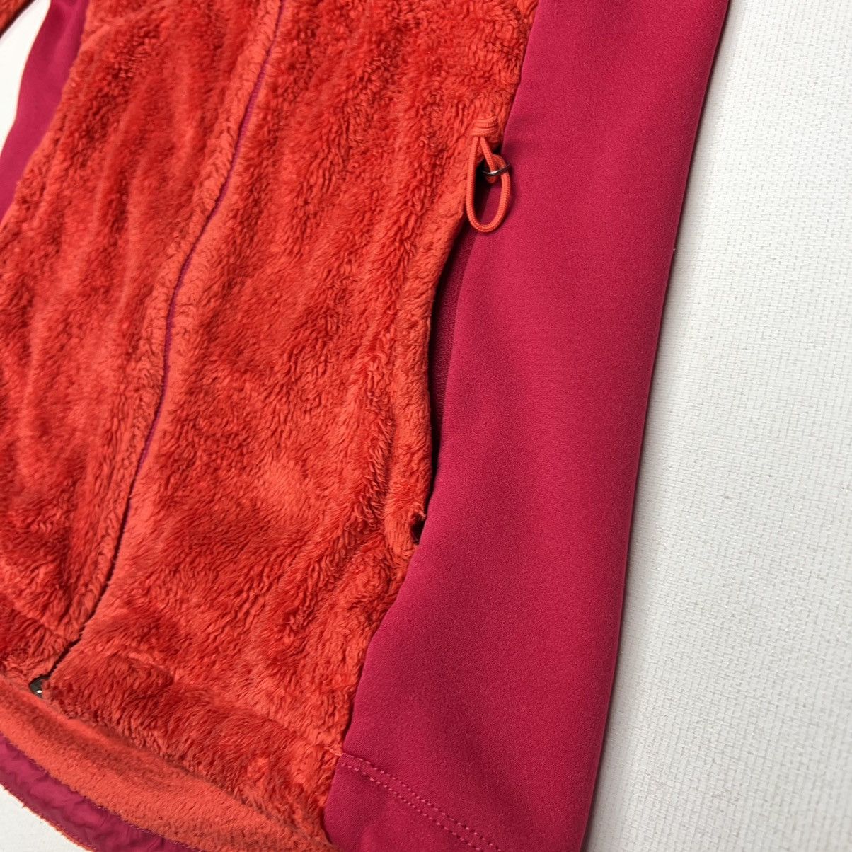 The North Face The North Face Jacket Fleece Red Zip Pocket Fuzzy Active Size XS / US 0-2 / IT 36-38 - 5 Thumbnail
