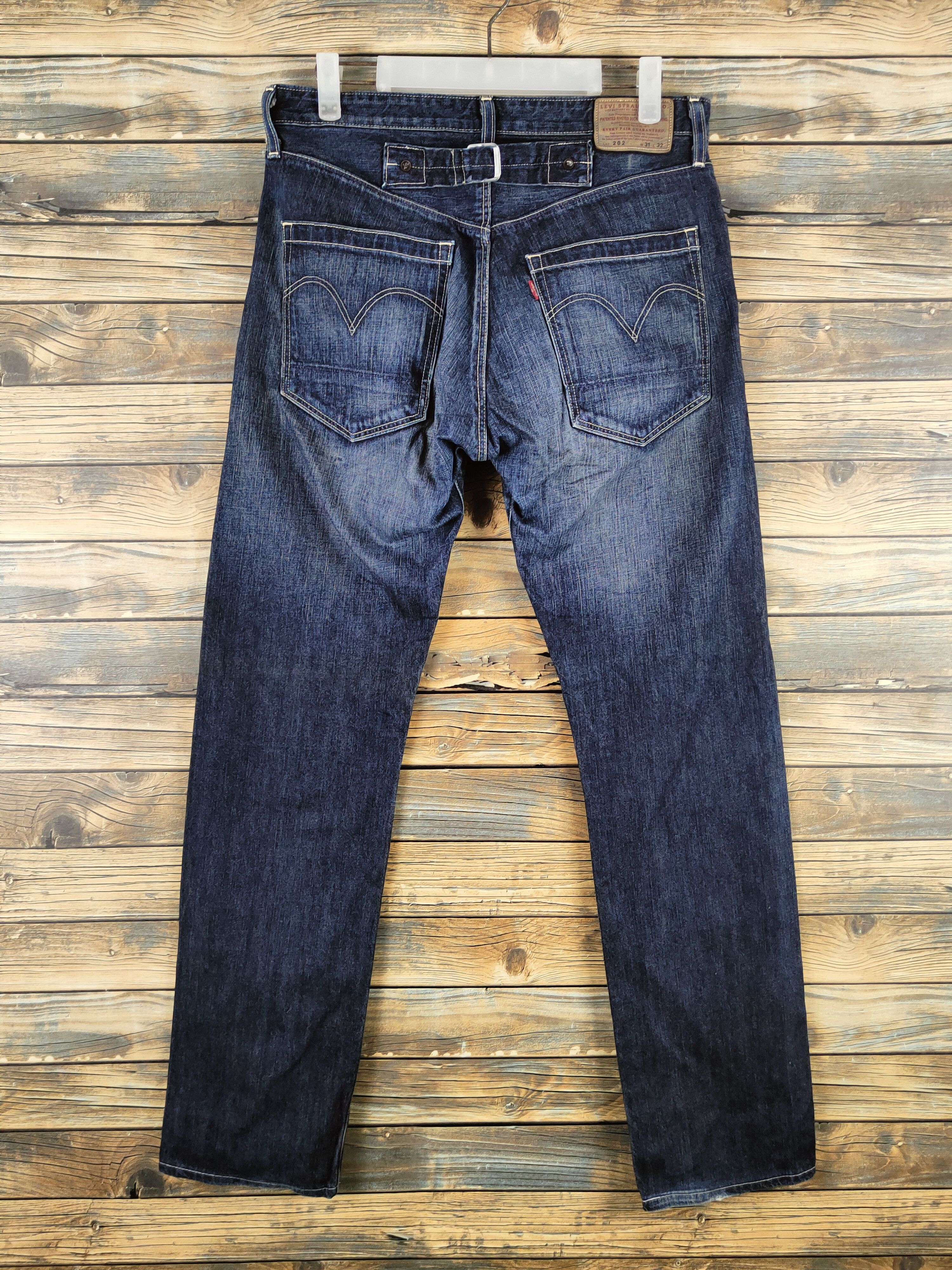 Levi's Levi's Dark Blue Distressed Ripped Jeans #S2839 Size US 31 - 7 Thumbnail