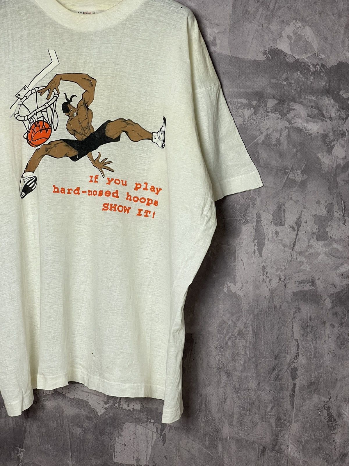 Anime × Japanese Brand × Vintage Vintage 90s Invention Of Basketball art graphic t shirt rare Size US XL / EU 56 / 4 - 5 Thumbnail