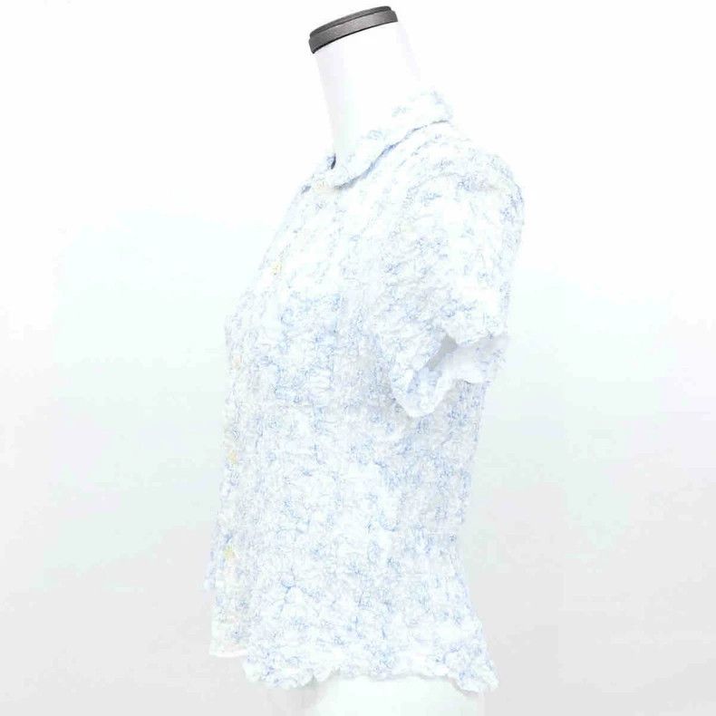 Comme des Garcons Comme Des Garcons White and blue short sleeves 2504-Nextarr Size M / US 6-8 / IT 42-44 - 2 Thumbnail