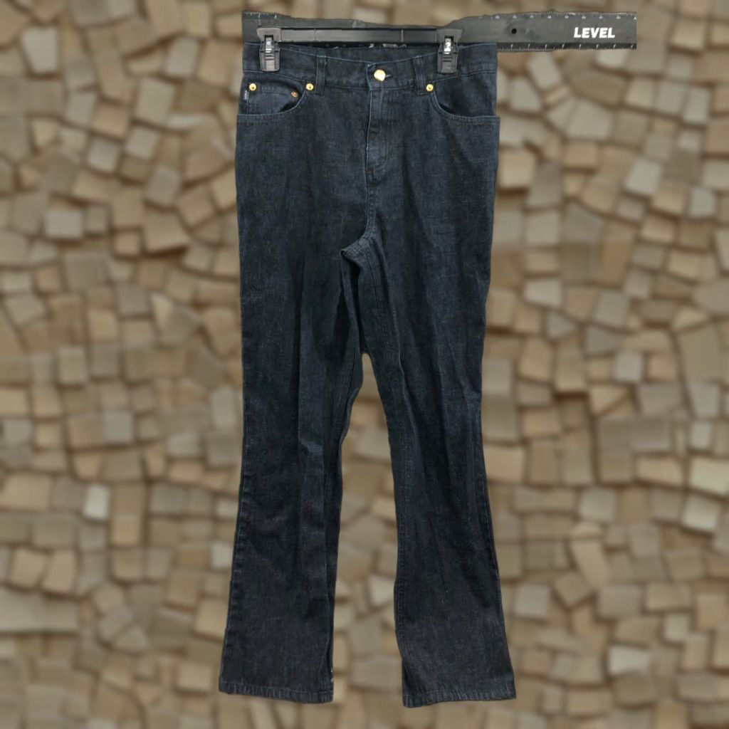 CO Lauren Jeans Co Jeans Size 6 Womens Dark Blue Straight Regular 28 Inseam 31 in Denim Cotton Belt Loops 5-Pocket Classic Modern American Vintage No Size 28" / US 6 / IT 42 - 1 Thumbnail