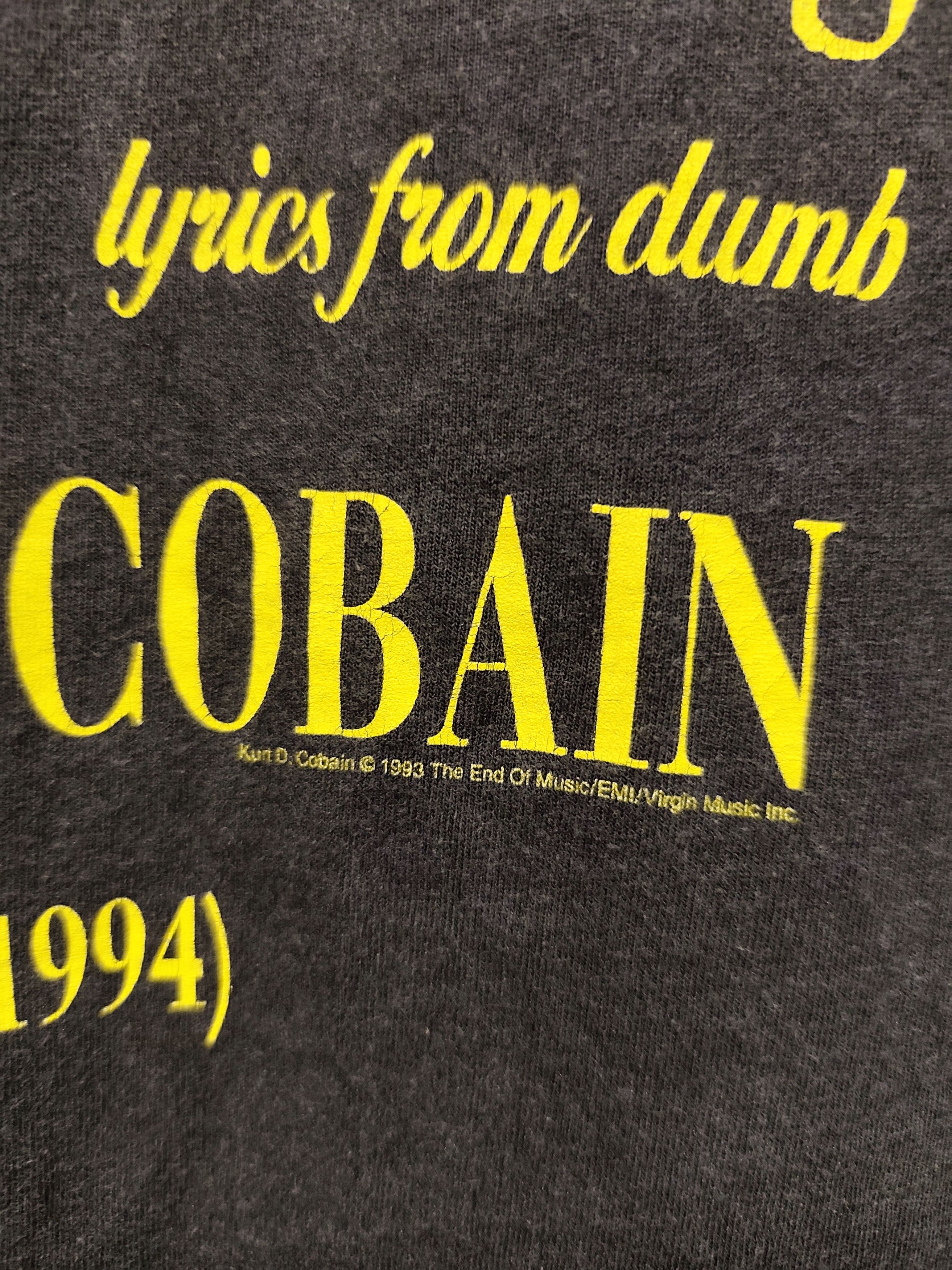 Giant × Nirvana vintage 1995 t shirt kurt cobain memorial tag giant Size US M / EU 48-50 / 2 - 4 Thumbnail