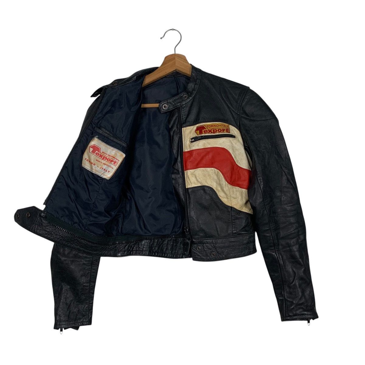 Sports Specialties Italian Texport Motorcycle Riding Leather Jacket Size XS / US 0-2 / IT 36-38 - 9 Thumbnail
